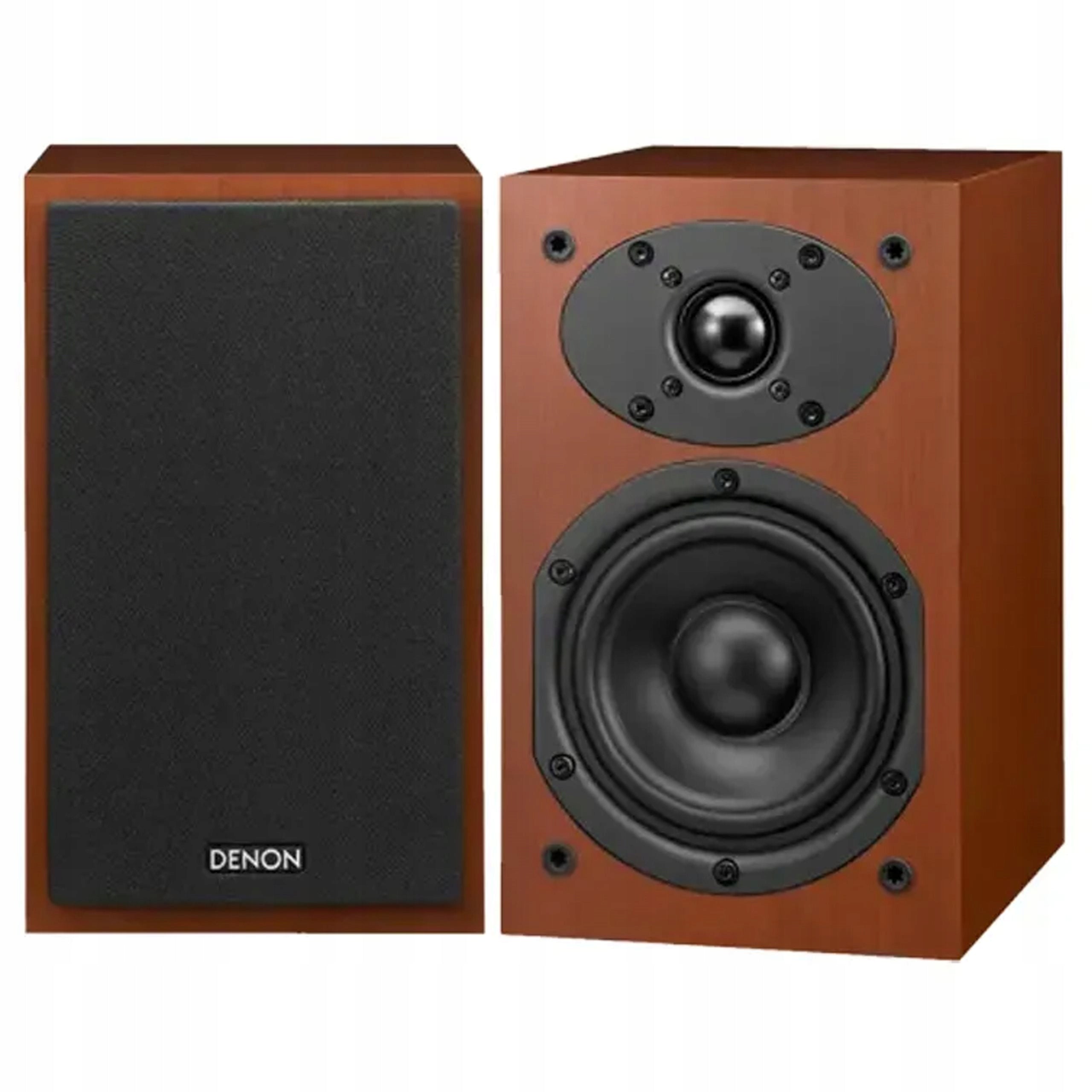 DENON SC-M41 STAND SPEAKER SPEAKERS STEREO HI-FI 2.0 CHERRY PAIR