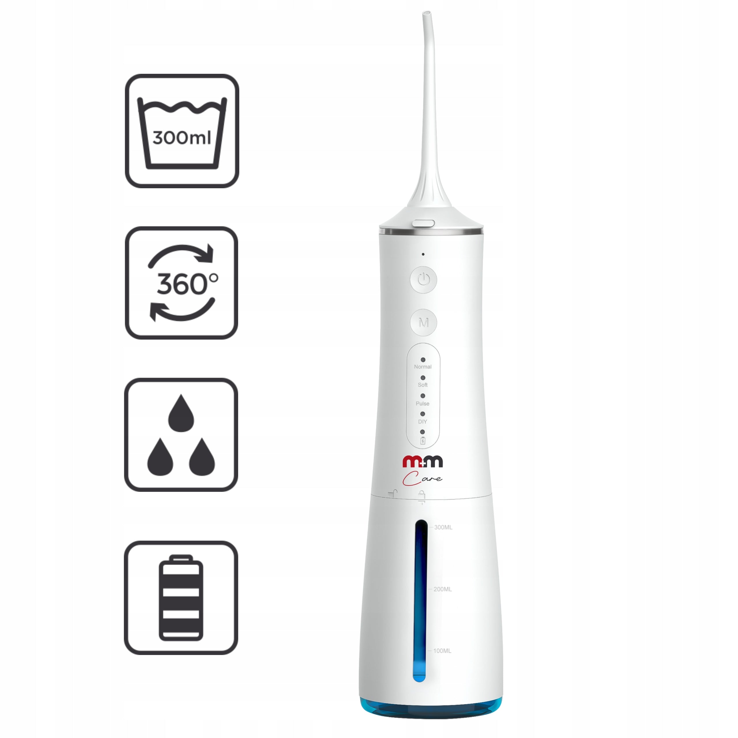 DENTAL IRRIGATOR M+MCARE FOR IMPLANT DEVICES 8 NOZZLES WHITE Medical device no