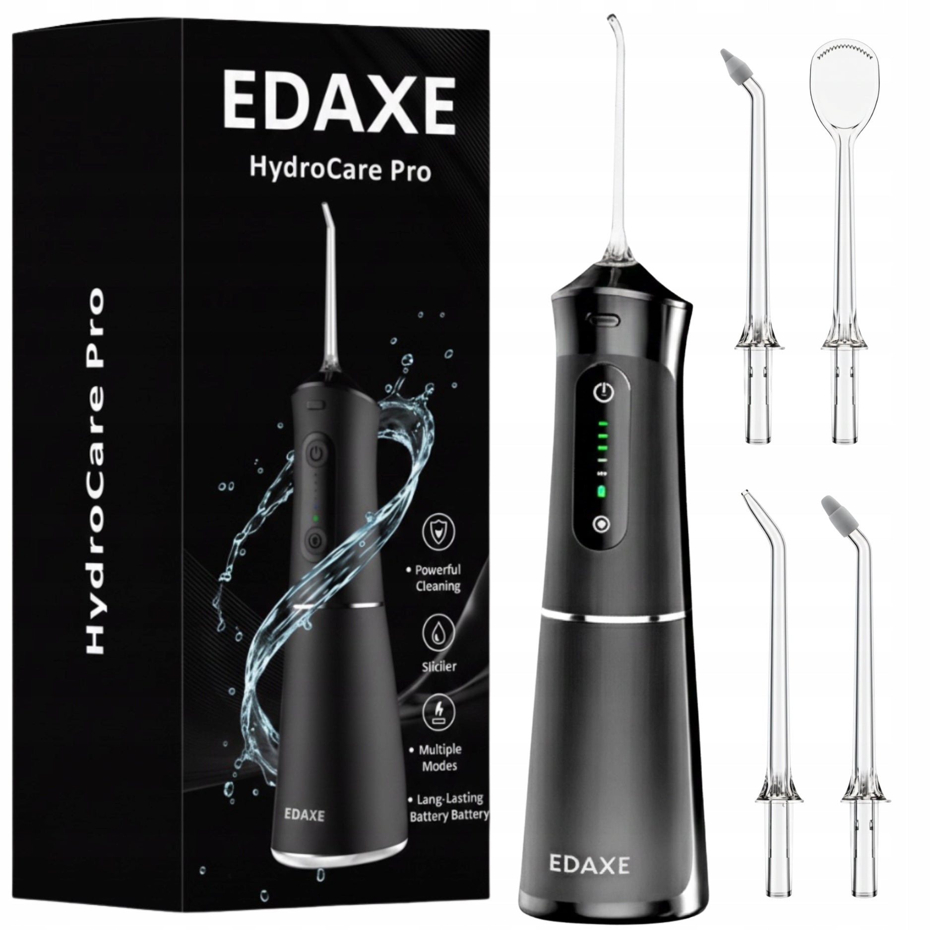 DENTAL IRRIGATOR WIRELESS HydroCare 5 Modes 4 Nozzles