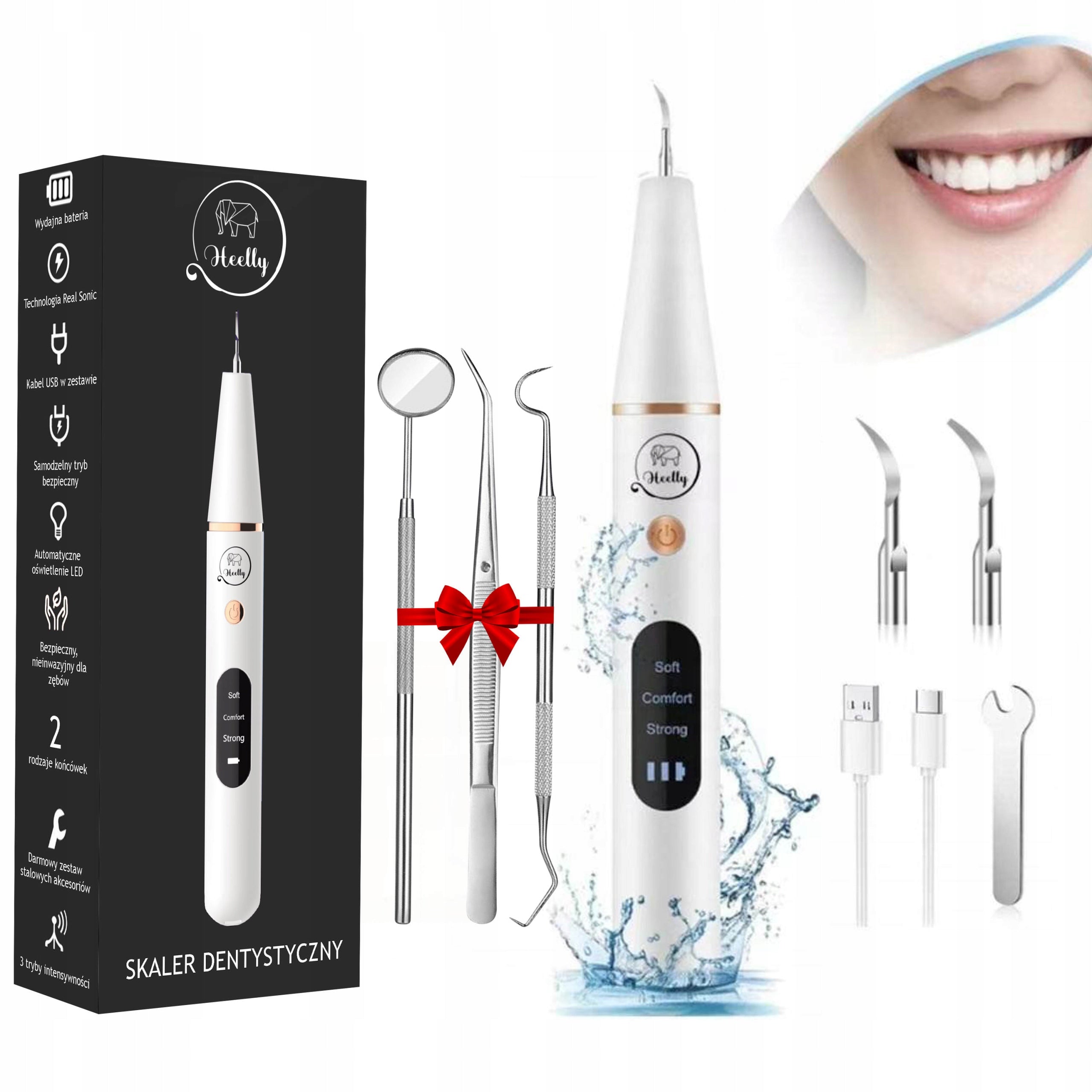 DENTAL SCALER FOR TEETH ULTRASONIC STRONG DESCALING