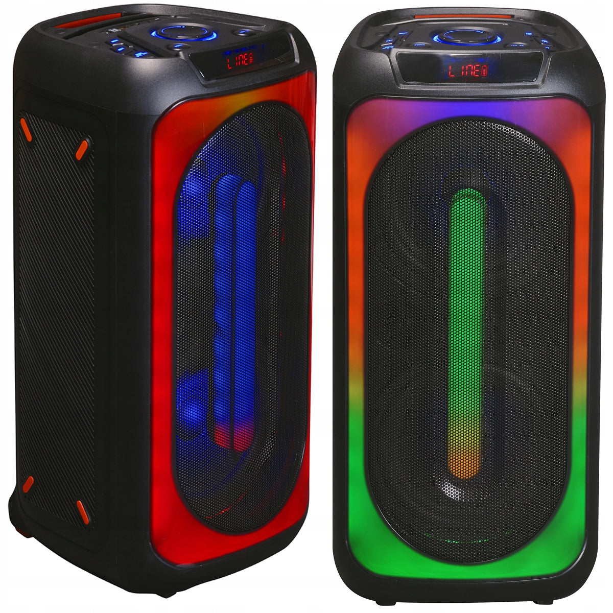 DENVER PARTY SPEAKER BLUETOOTH COLUMN LED TWS Batteries included no
