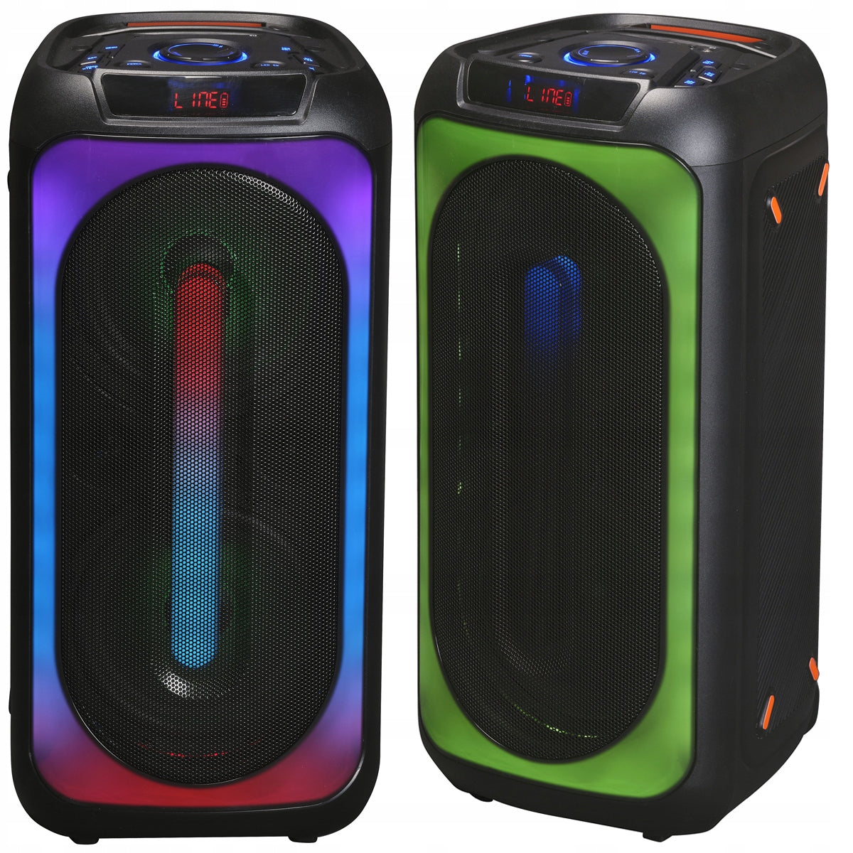 DENVER PARTY SPEAKER BLUETOOTH COLUMN LED TWS Brand Denver