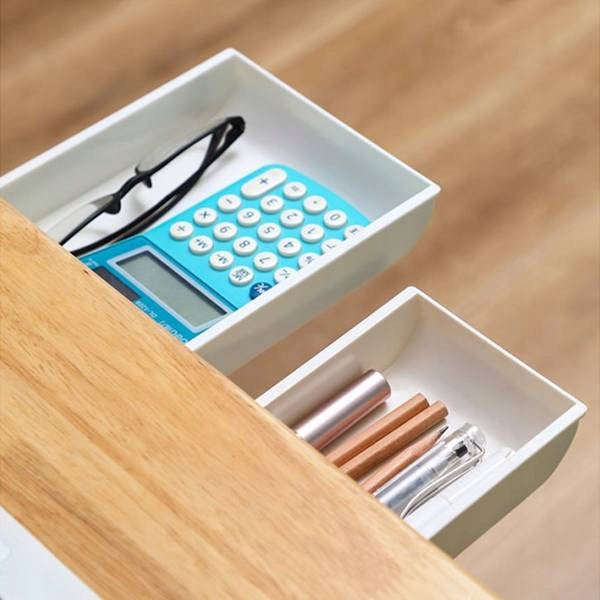 DESK DRAWER STASH FOR SMALL ITEMS SELF-ADHESIVE LARGE 22x15x3 EAN (GTIN) 5905699805415