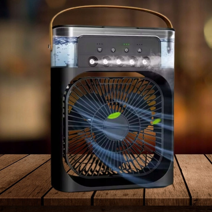 DESK FAN COLUMN FAN ROOM AIR CONDITIONER MIST WATER Operating modes cooling moisturization ventilation