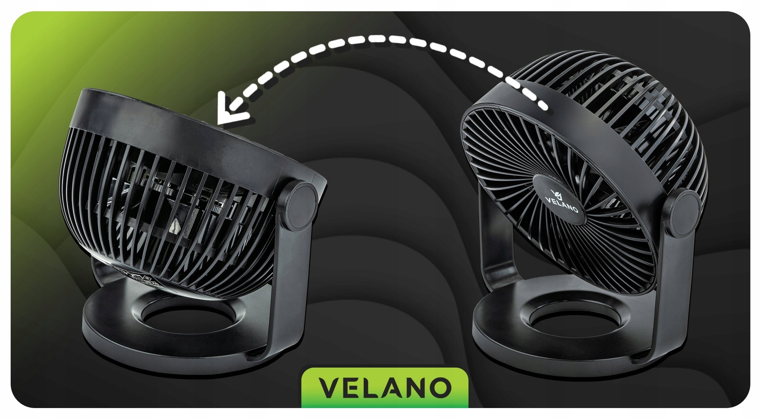 DESK FAN CORDLESS POWERFUL WIRELESS TABLE FAN QUIET Number of speed modes 4