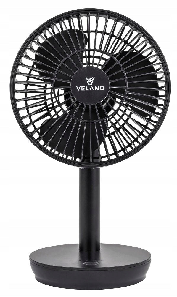 DESK FAN CORDLESS WIRELESS TABLE FAN QUIET Dominant color black
