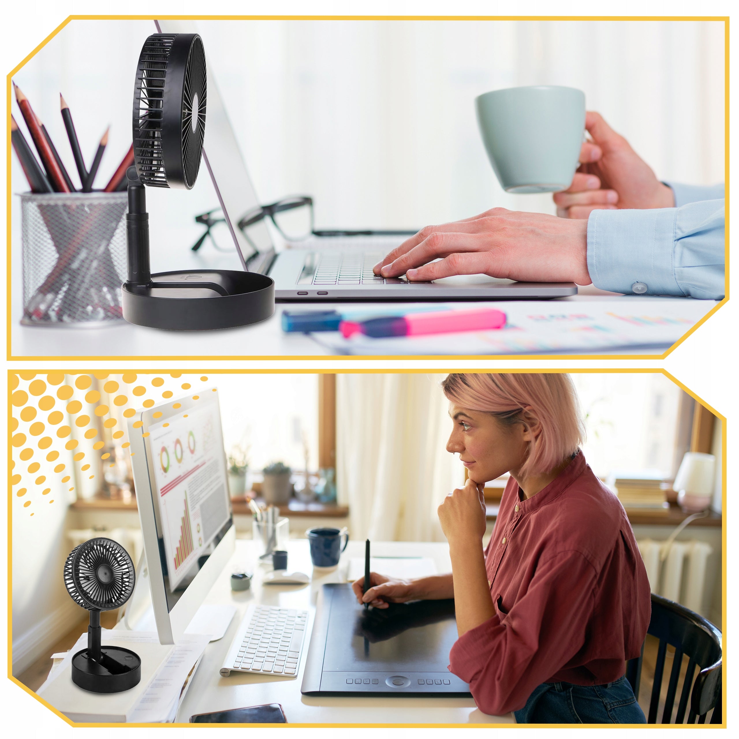DESK FAN MINI WIRELESS FOLDING ADJUSTABLE Brand no brand