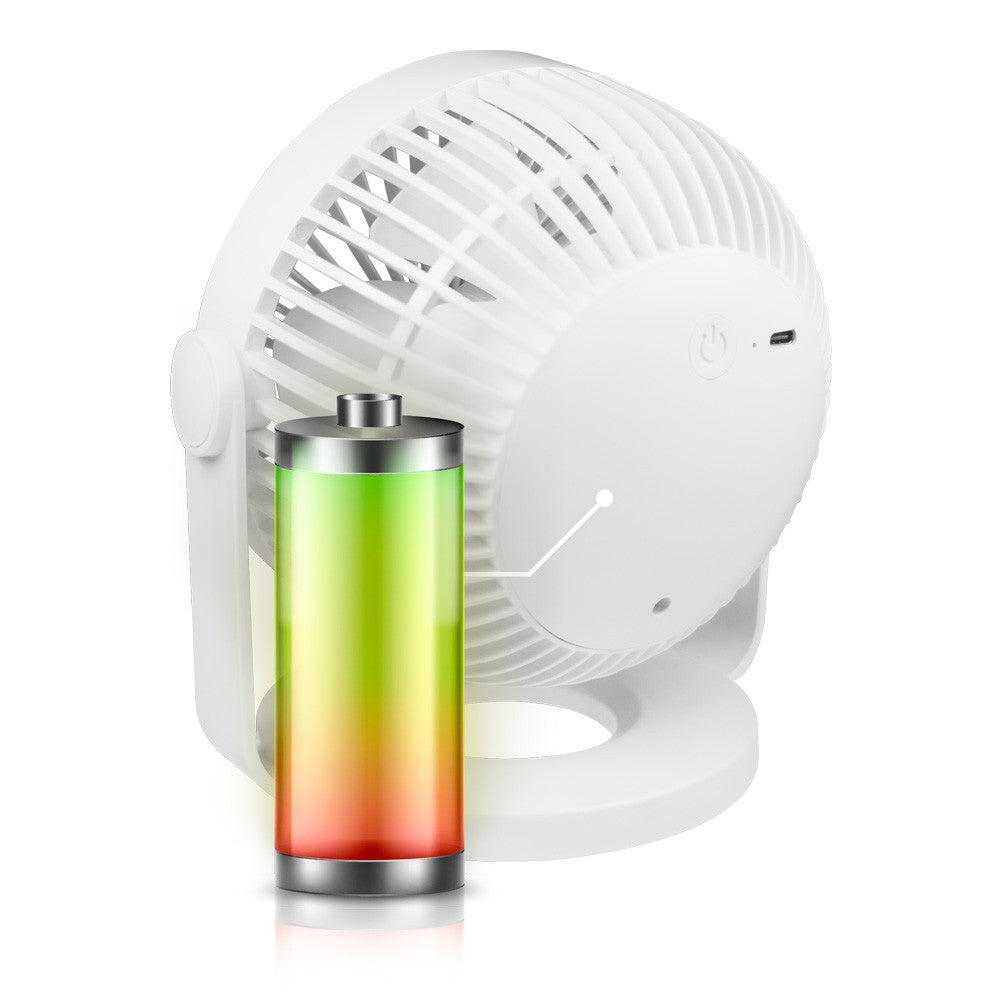 DESK FAN QUIET WIRELESS FAN SAVIO AD01 4 USB TYPC MODES Manufacturer code SAVAD-01 WHITE