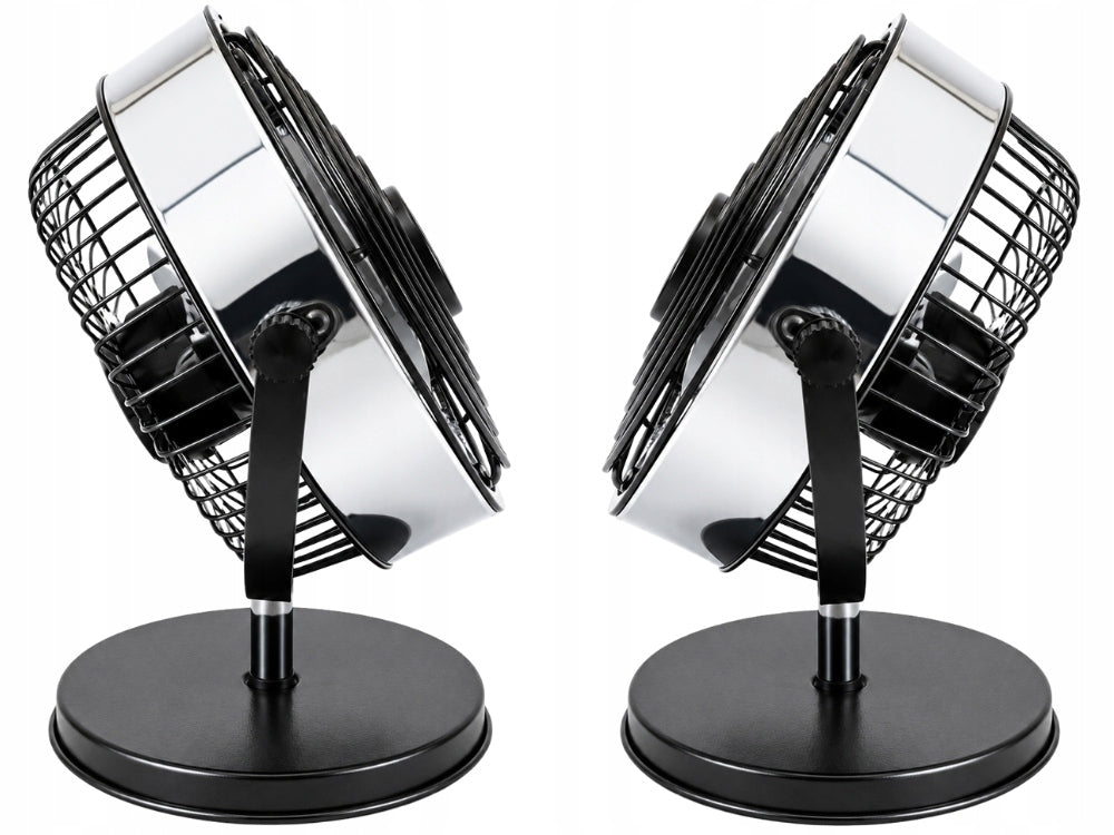 DESK FAN STANDING FAN USB TABLE FAN FOR HOME OFFICE QUIET POWERFUL Dominant color black
