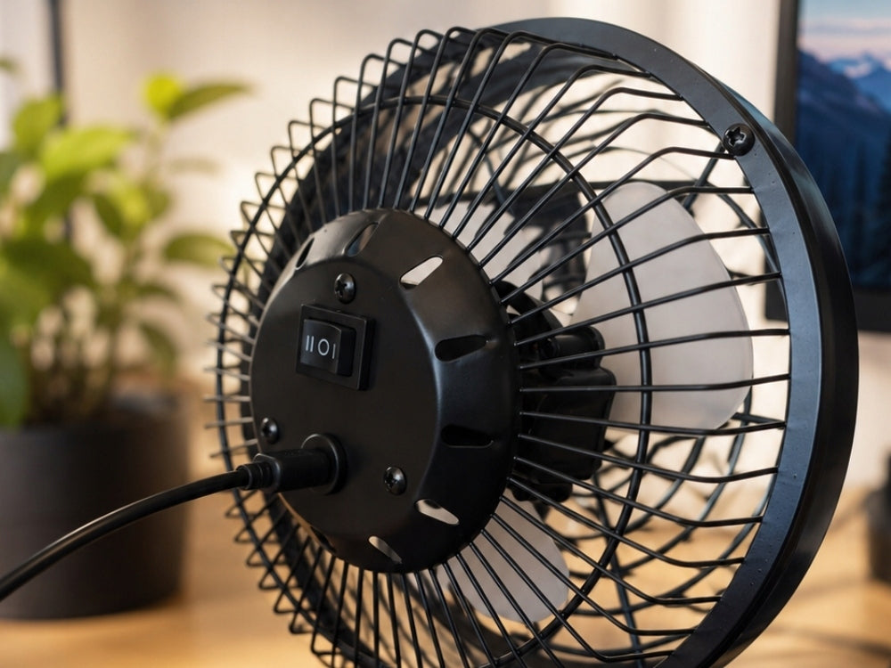DESK FAN STANDING FAN USB TABLE FAN FOR HOME OFFICE QUIET POWERFUL Model LLZ800