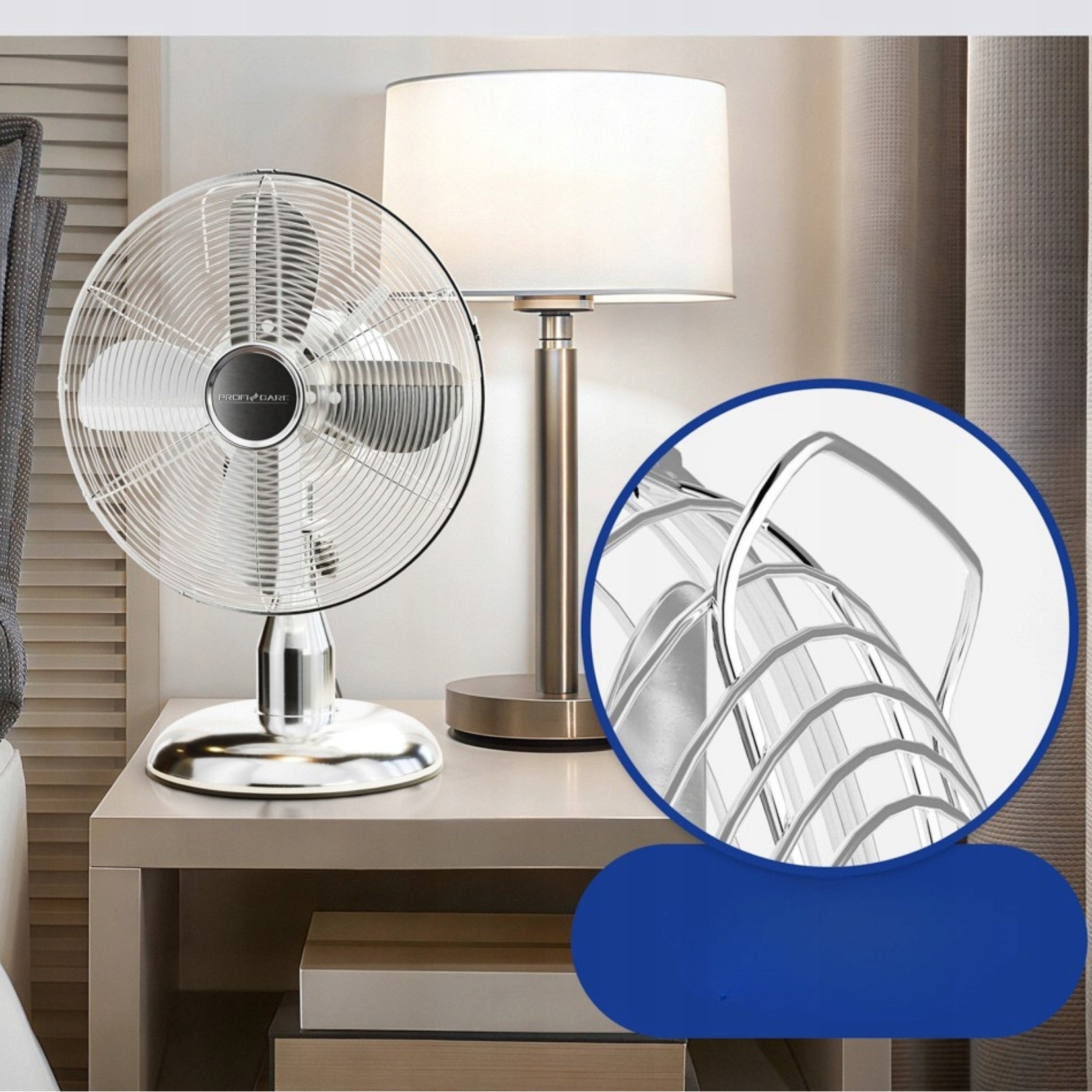DESK FAN STANDING WINDMILL OFFICE QUIET STRONG ProfiCare PC-VL 25 EAN (GTIN) 4006160040340