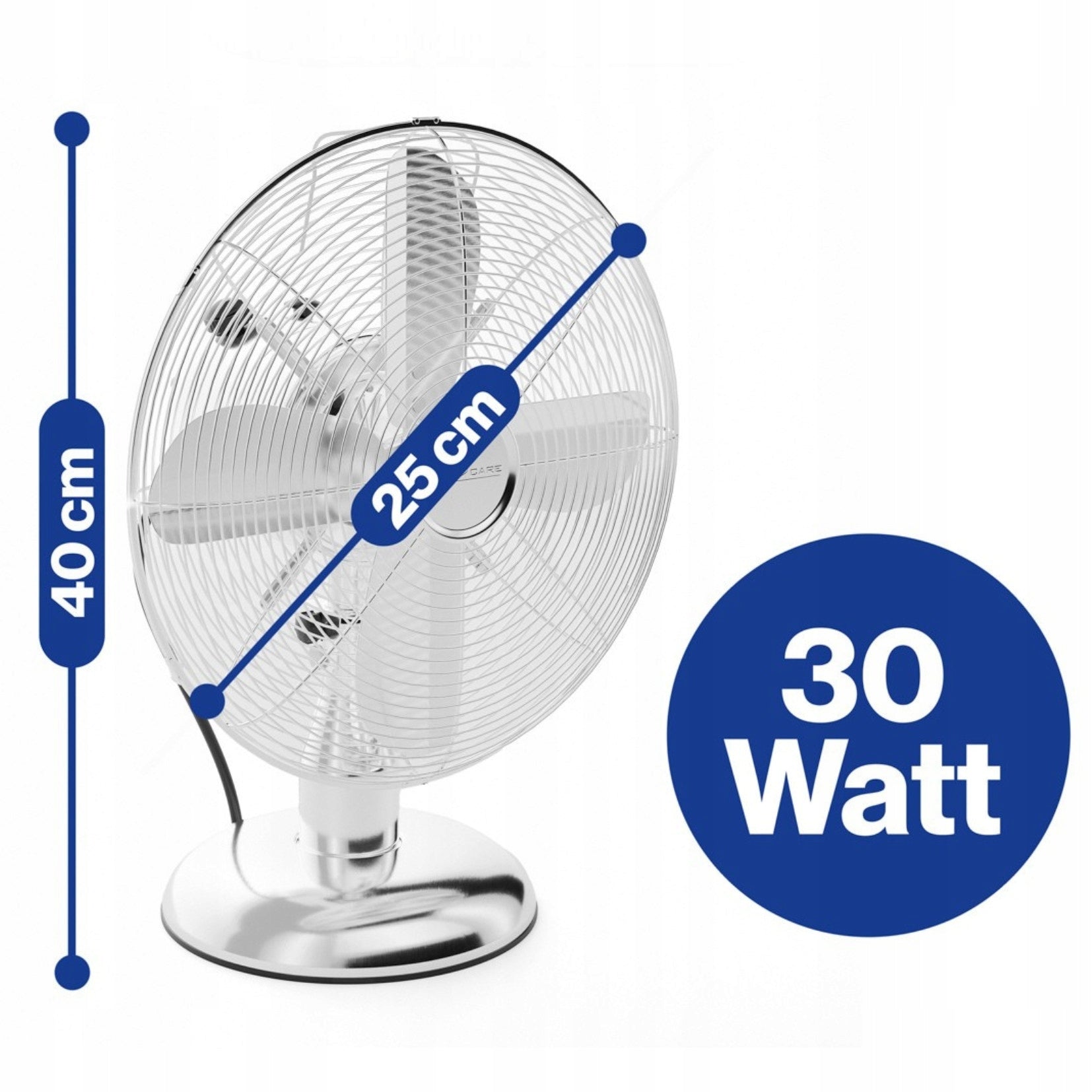 DESK FAN STANDING WINDMILL OFFICE QUIET STRONG ProfiCare PC-VL 25 Manufacturer code PC-VLM25