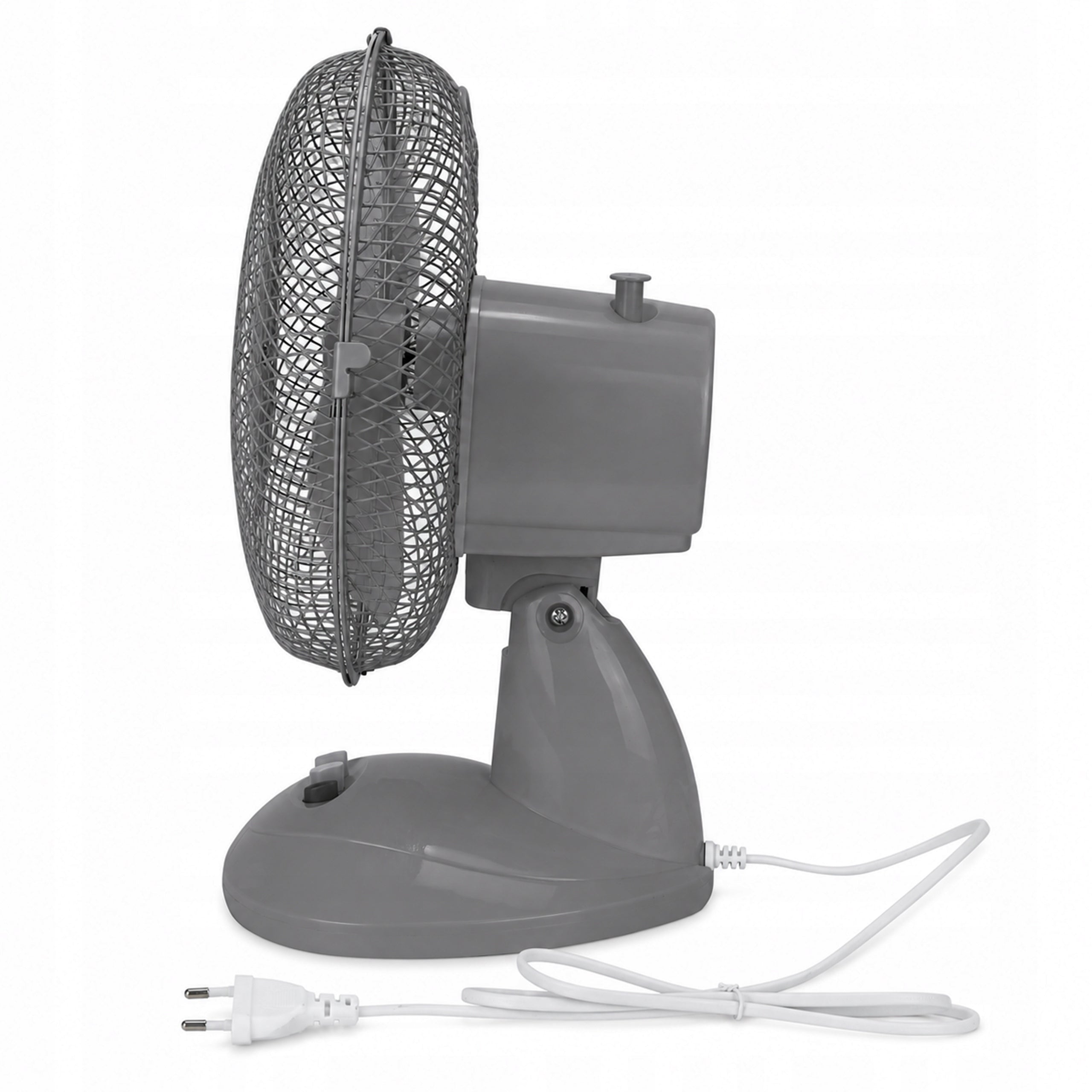 DESK FAN STANDING WINDMILL QUIET STRONG BLACK PROPELLER DIAMETER 23cm Packaging status original
