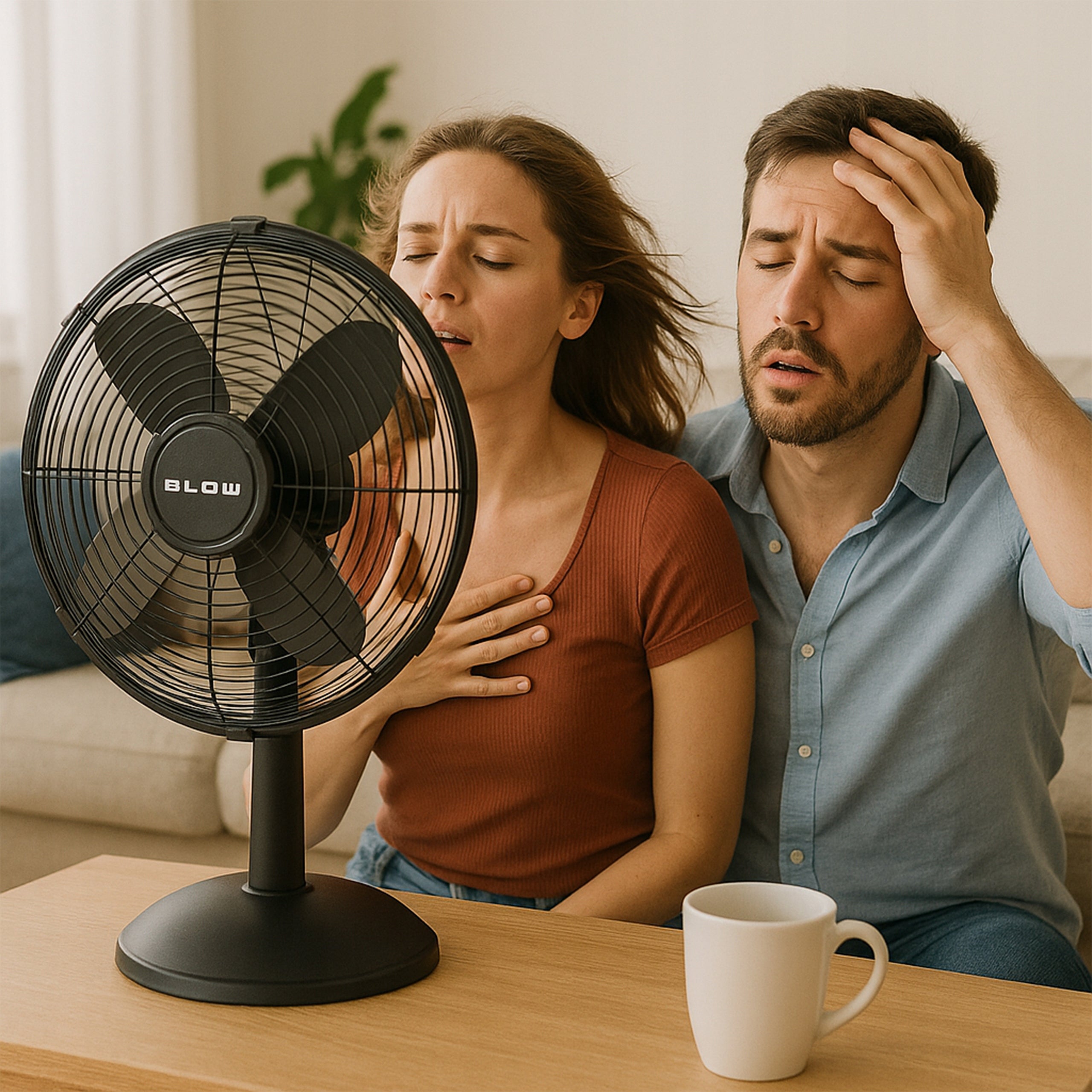 DESK FAN TABLE FAN STANDING METAL STRONG 50W QUIET 30CM Manufacturer code 44-658#