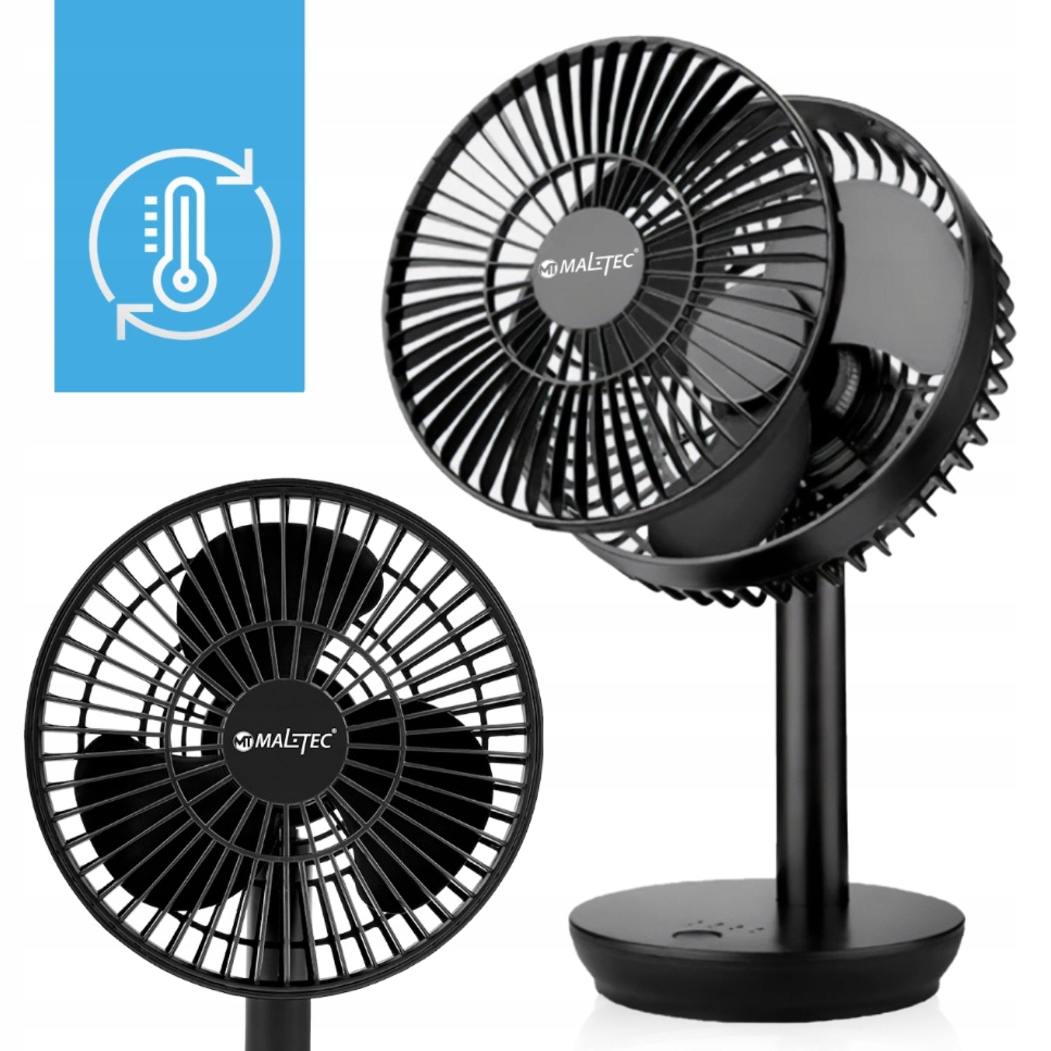 DESK FAN WIRELESS STANDING FAN BATTERY 4000MAH USB QUIET Fan type table