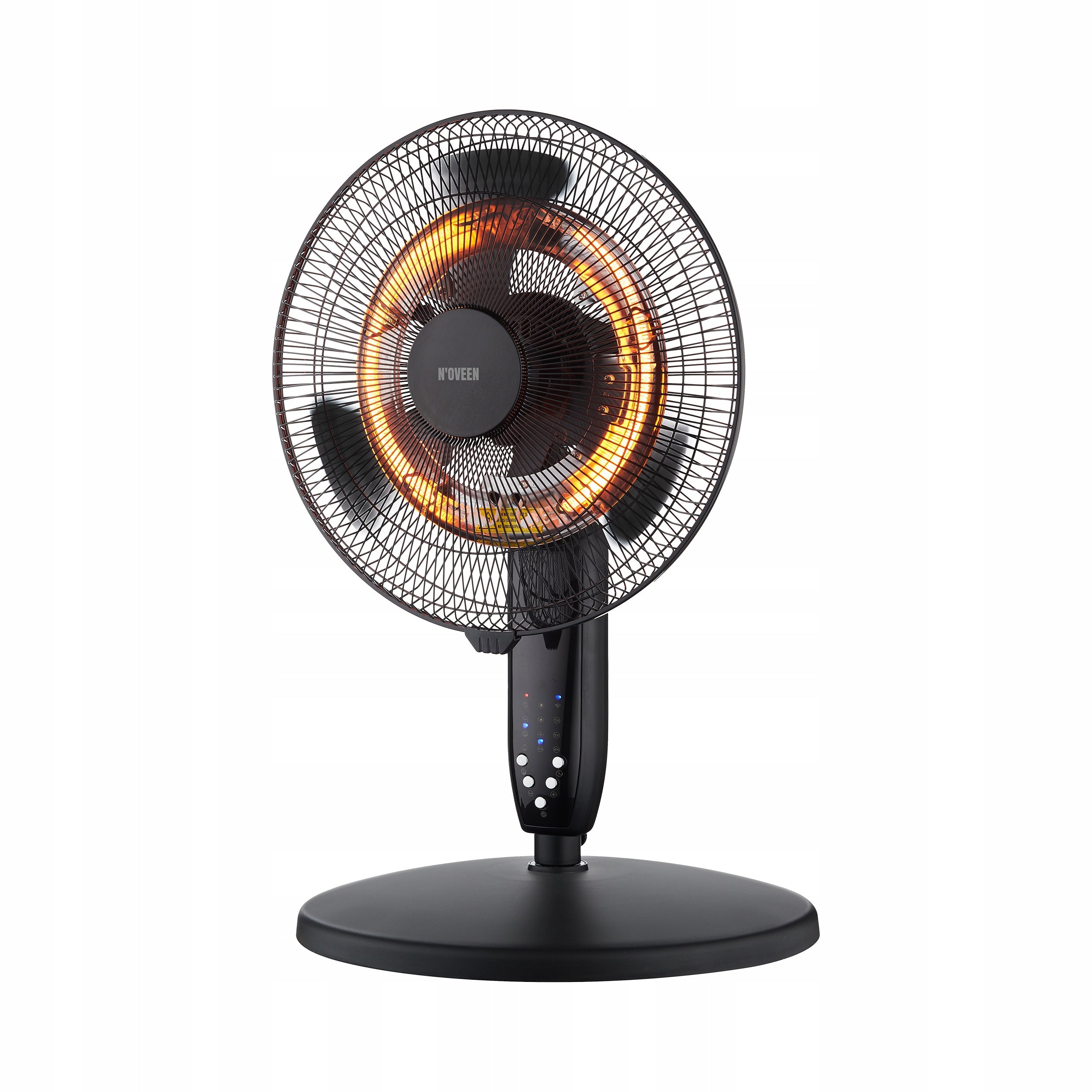 DESK FLOOR FAN WITH HEATING FUNCTION WIFI REMOTE CONTROL TIMER Power supply mains