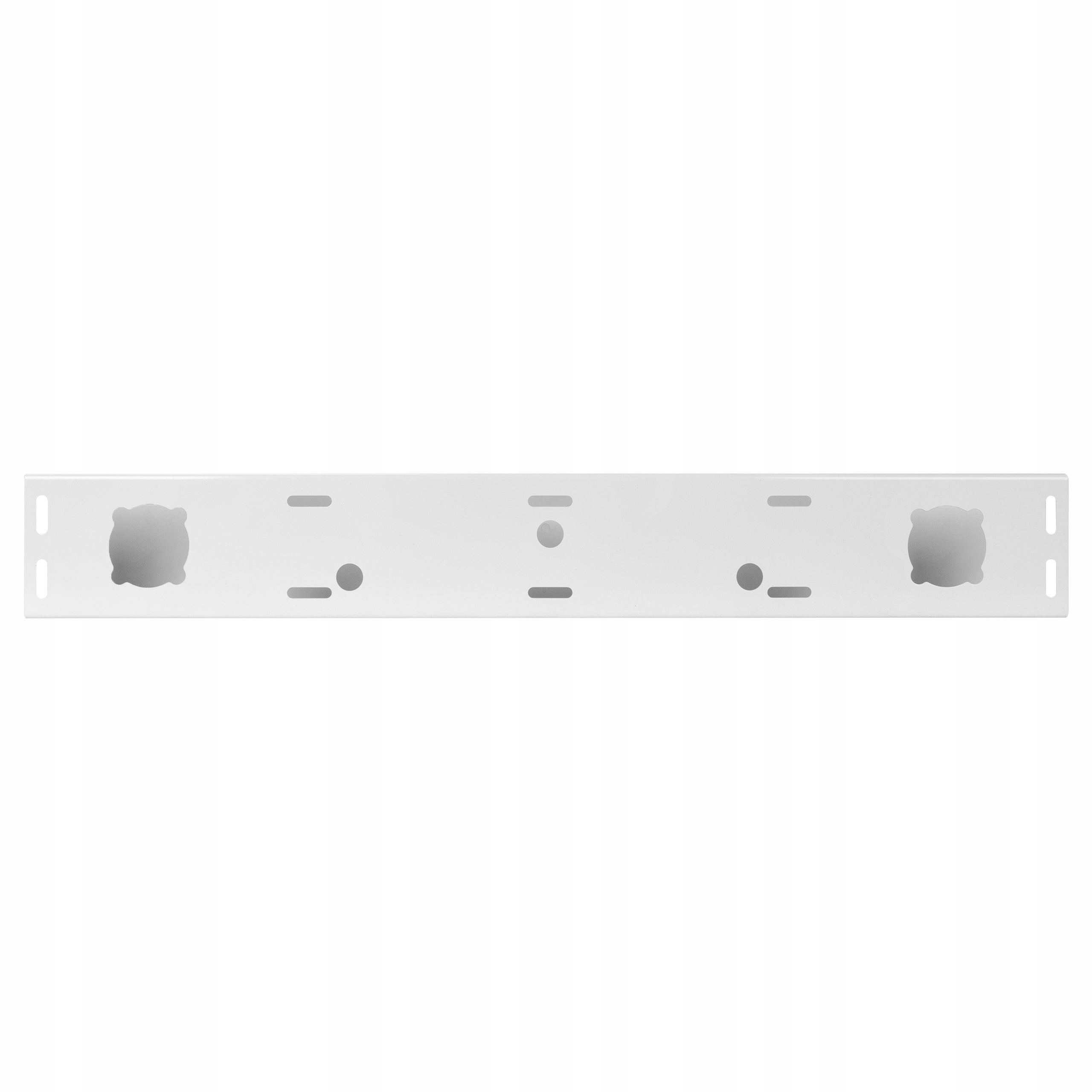 DESK HOLDER TABLETOP UNDER DESK ORGANIZER FOR CABLES GRILLE WHITE Product weight with unit packaging 1.3 kg