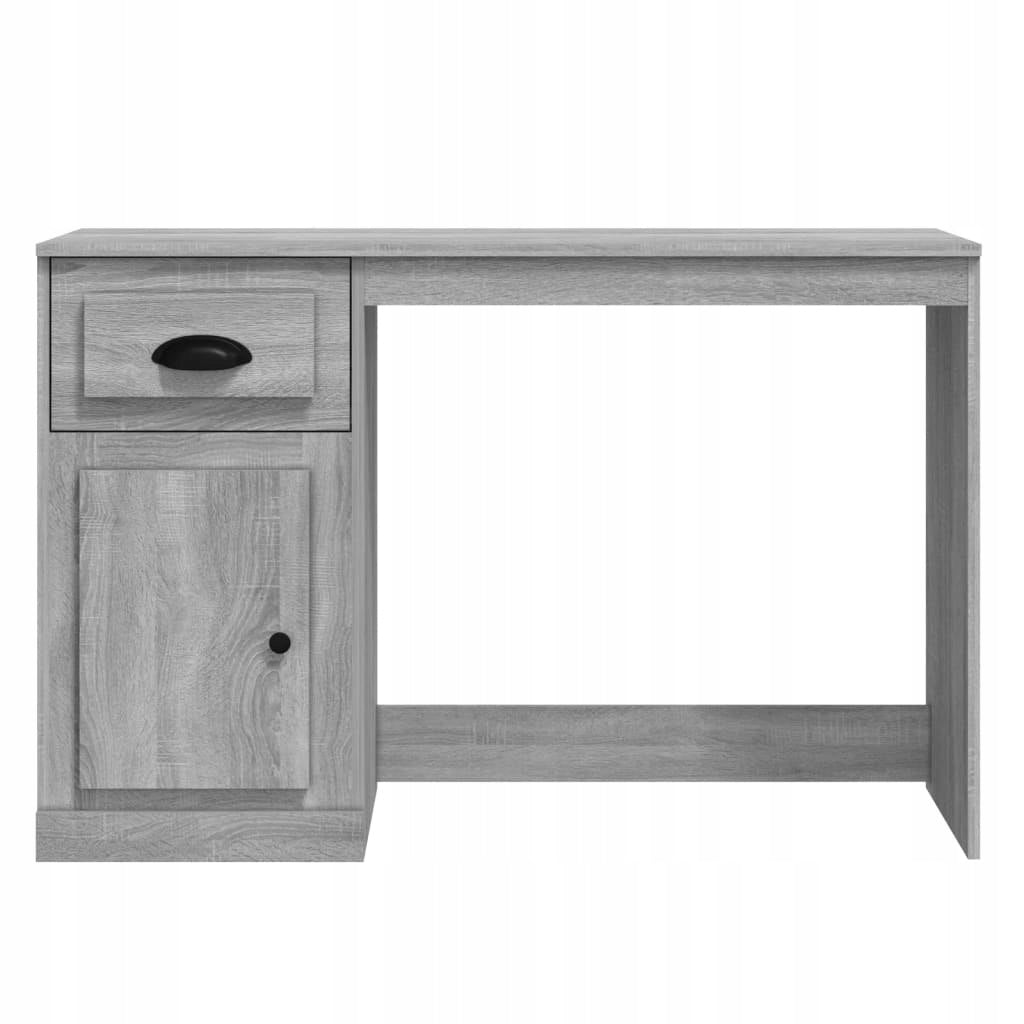 DESK WITH DRAWER GREY SONOMA OAK 115X50X75CM Unfolded width 115 cm