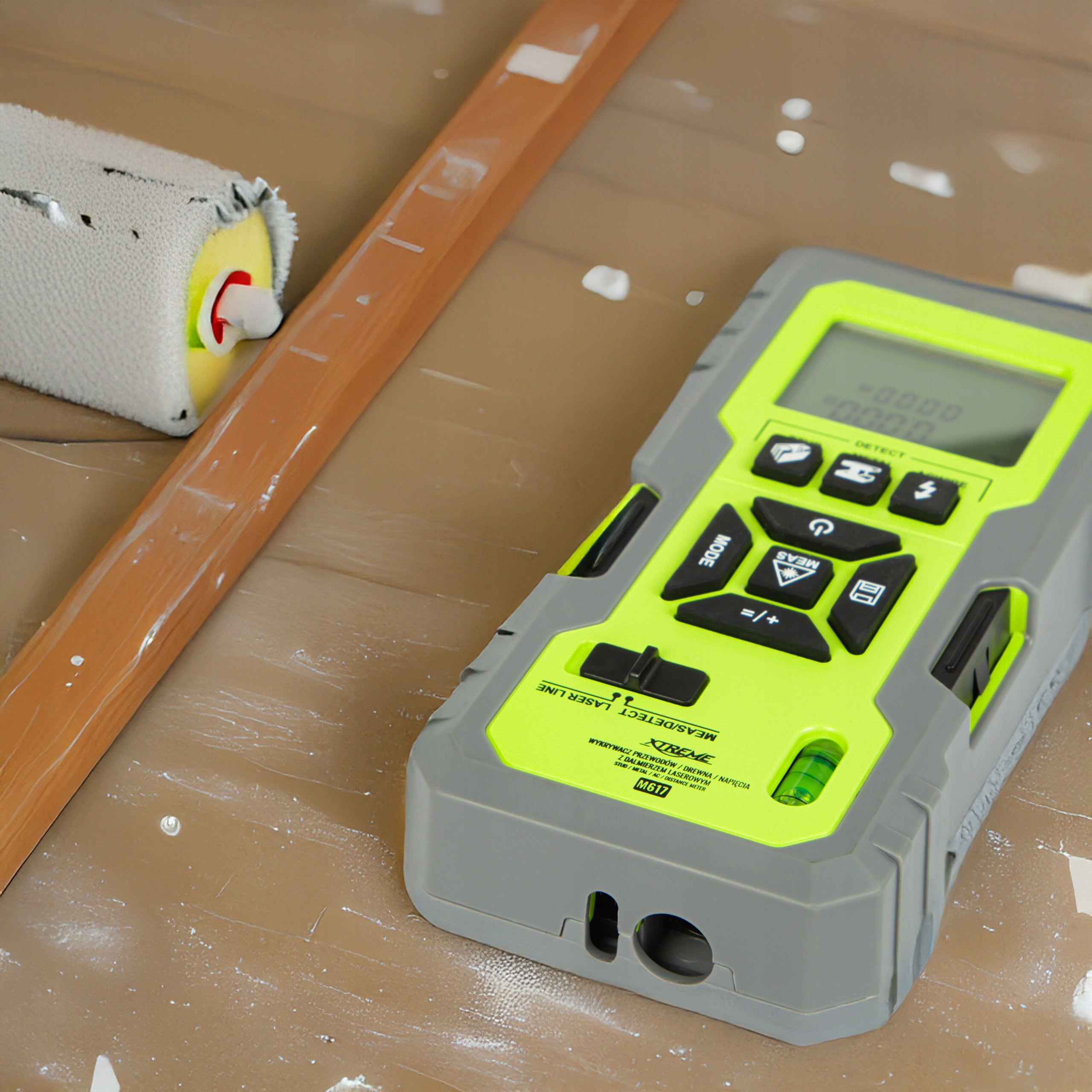 DETECTOR 5IN1 WOOD DETECTOR METAL TENSION WIRES LASER RANGEFINDER Manufacturer code 50-617#