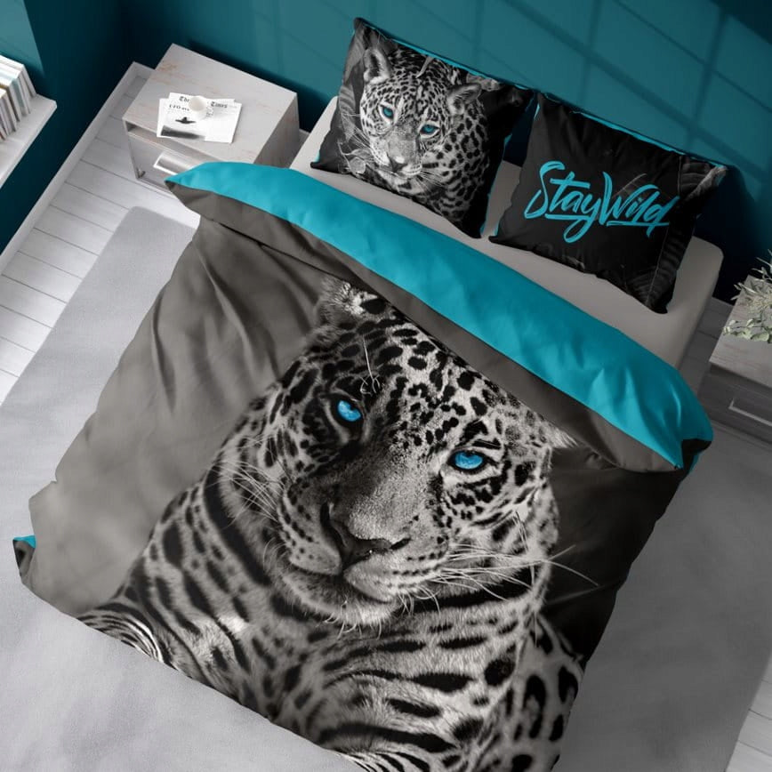 DETEXPOL Francouzské povleč. Leopard Bavlna, 220/200, 2x70/80 (DL-526267) Length of comforter cover 200 cm