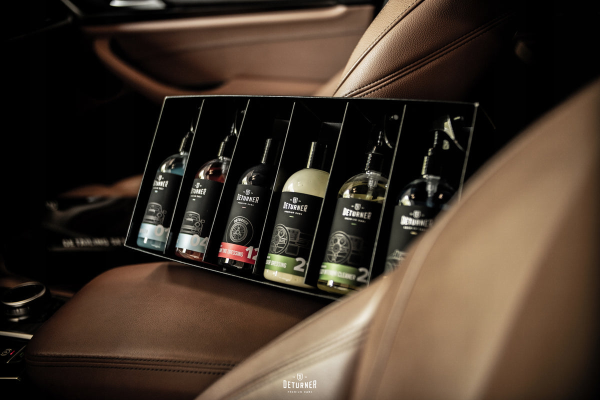 DETURNER DETAILING SET OF 6 CAR CARE COSMETICS FOR GIFT Packaging capacity 1500 ml
