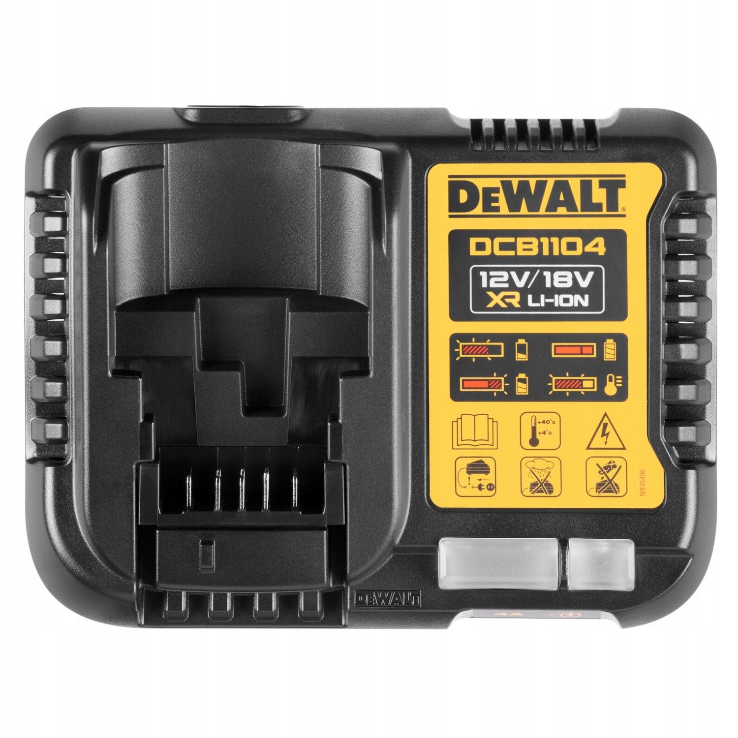 DEWALT 12V/18V 4A XR fast charger for 230V DCB1104 battery Product weight with unit packaging 1 kg