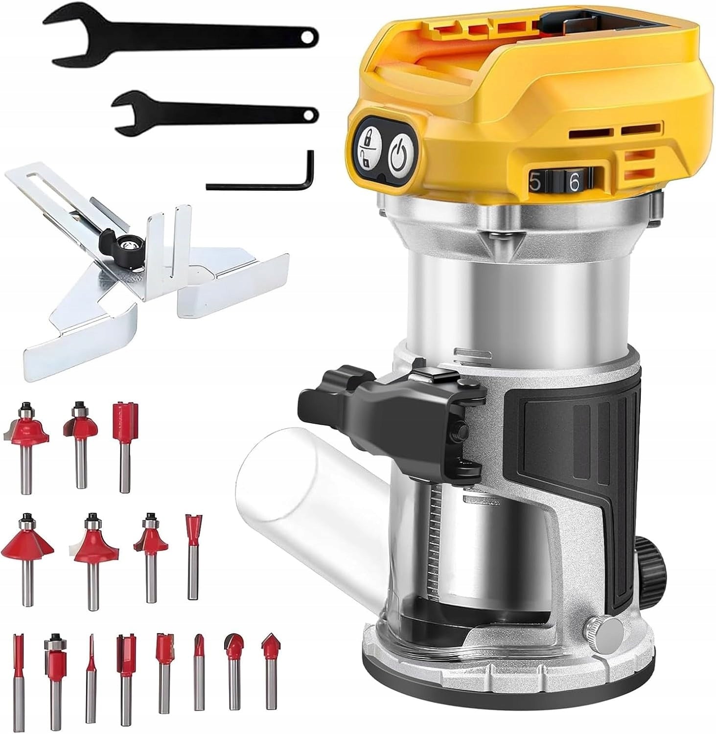 DEWALT 18V 800W CORDLESS WOOD MILLING MACHINE WIRELESS ROUTER