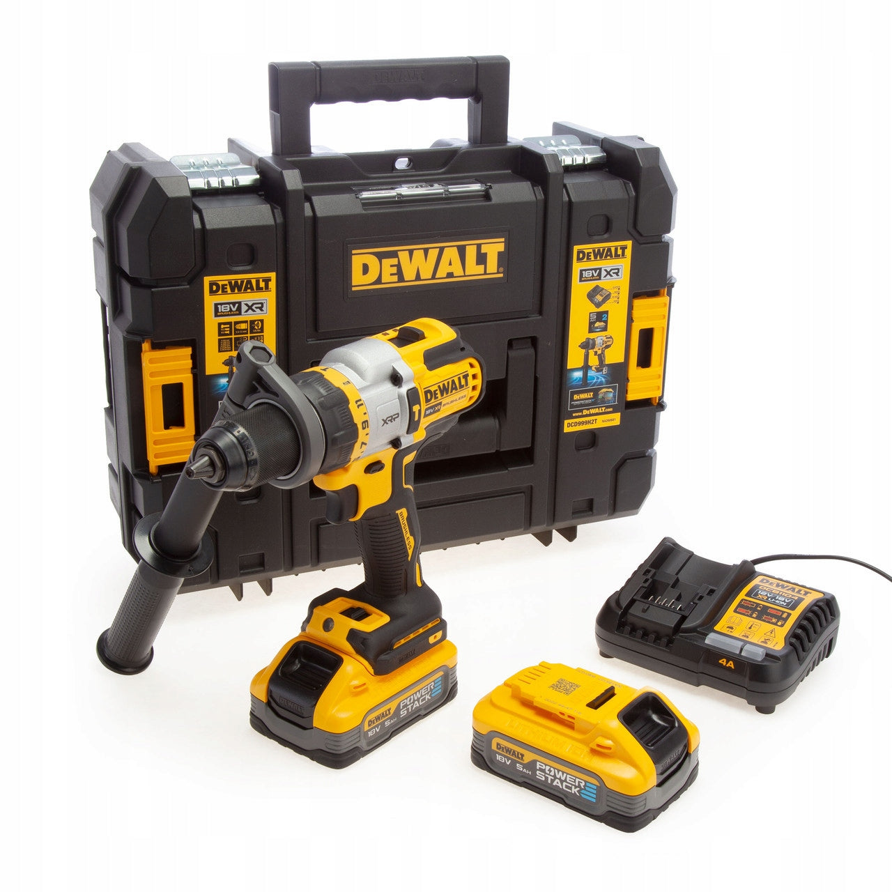 DEWALT Impact Driver Drill DCD999H2T 2x5,0Ah POWERSTACK Brand DeWalt