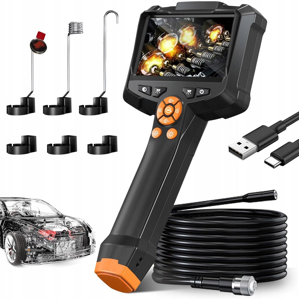 DIAGNOSTIC ENDOSCOPE 4.3 HD LED IP67 5M CABLE 1080P SCREEN Brand Vevor