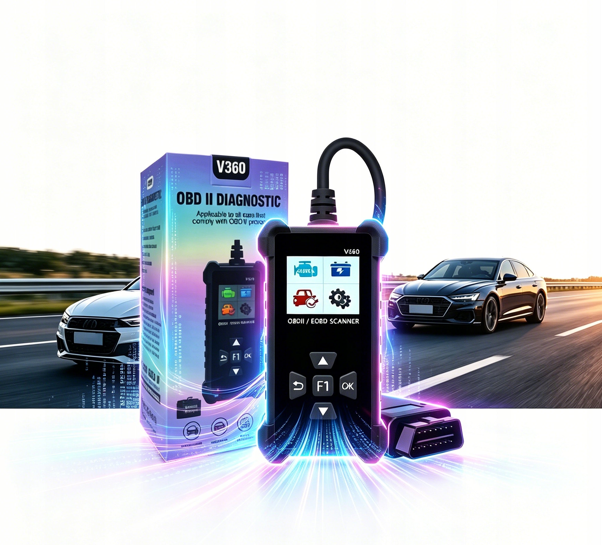 DIAGNOSTIC INTERFACE TESTER OBD2 ERROR SCANNER CHECK ENGINE