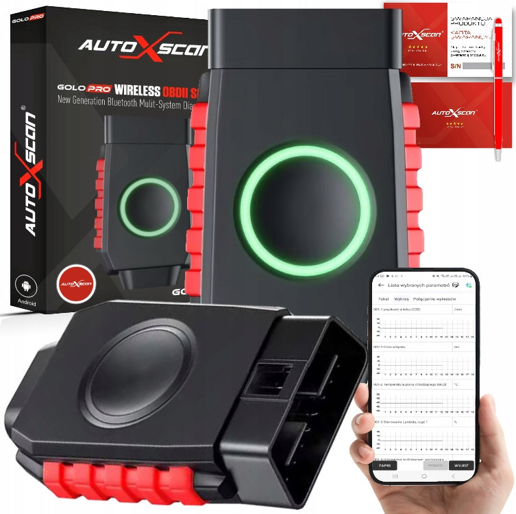 DIAGNOSTIC TESTER AUTOXSCAN GOLO PRO Polish FREE UPDATES FREE