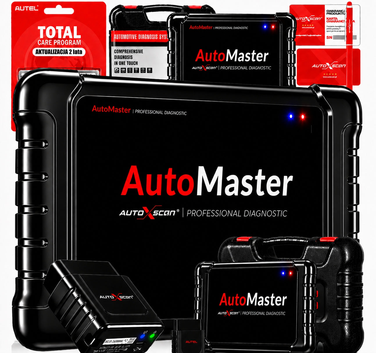 DIAGNOSTIC TESTER AutoMaster RS809BT PRO for WORKSHOP 2L Update Polish