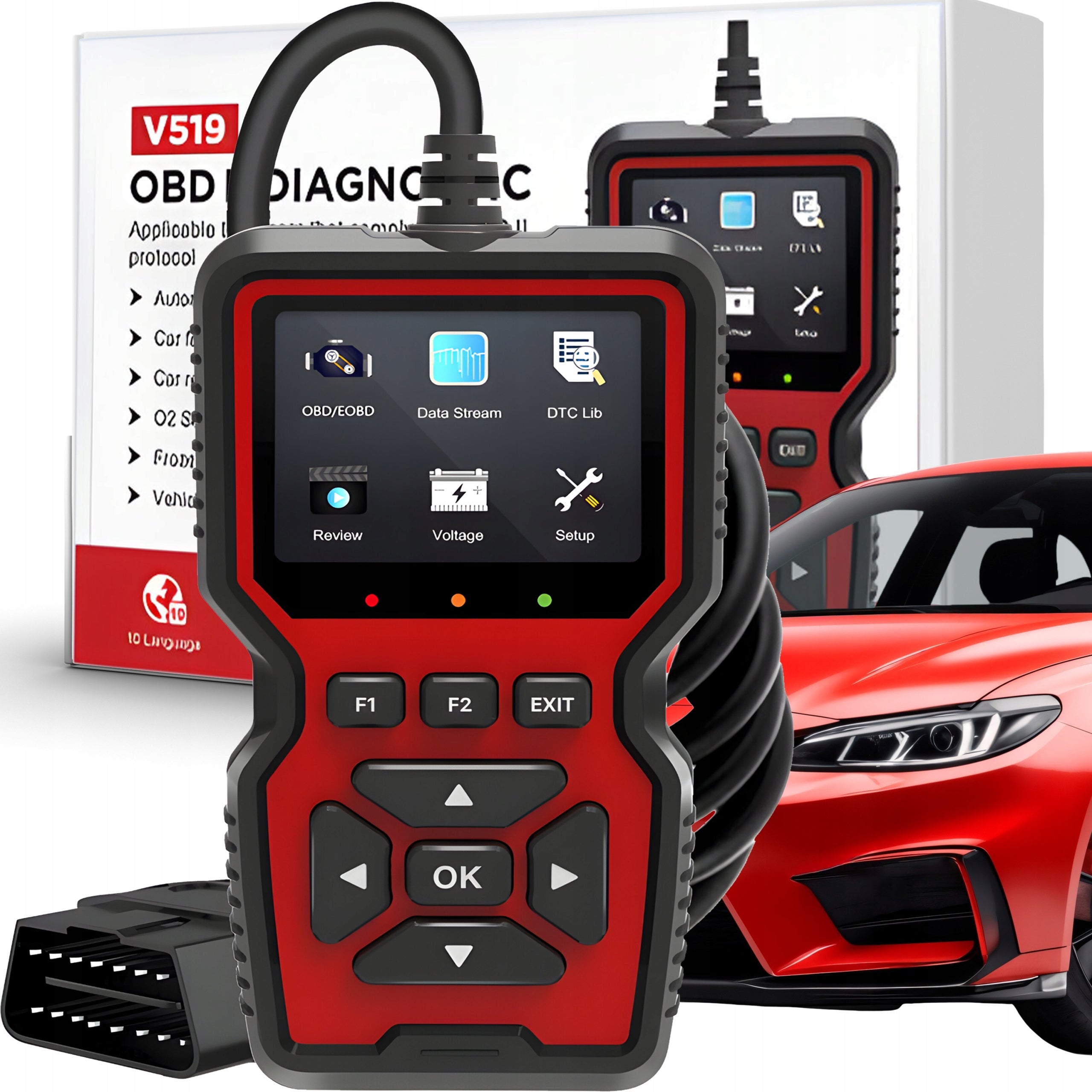 DIAGNOSTIC TESTER INTERFACE OBD2 UNIVERSAL SCANNER FOR CAR COMPUTER