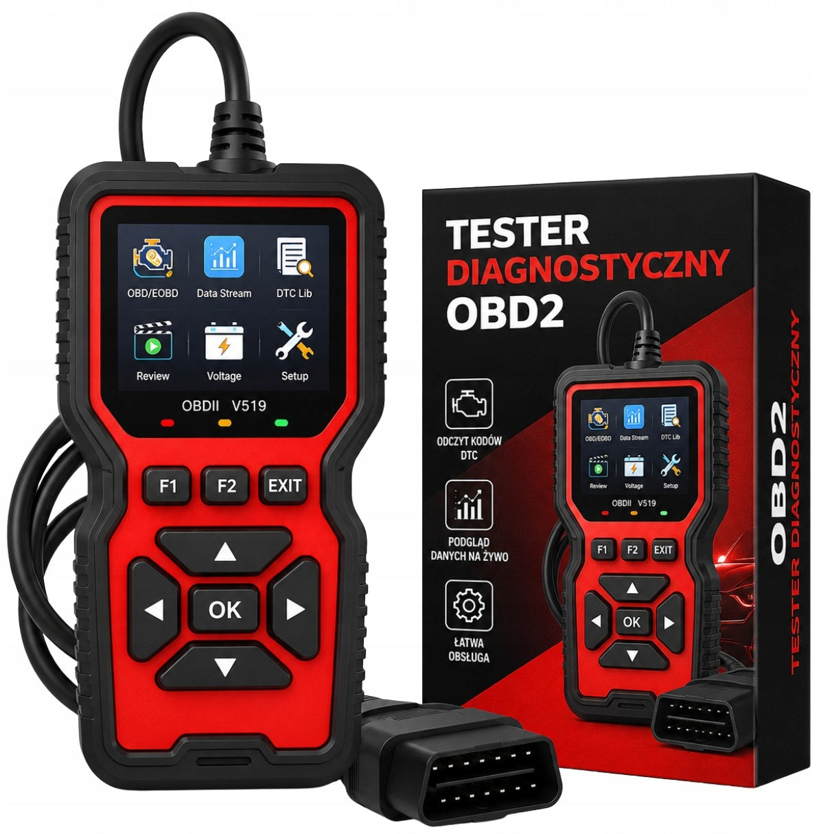 DIAGNOSTIC TESTER OBD2 COMPUTER FOR CAR UNIVERSAL SCANNER LCD ACCURATE