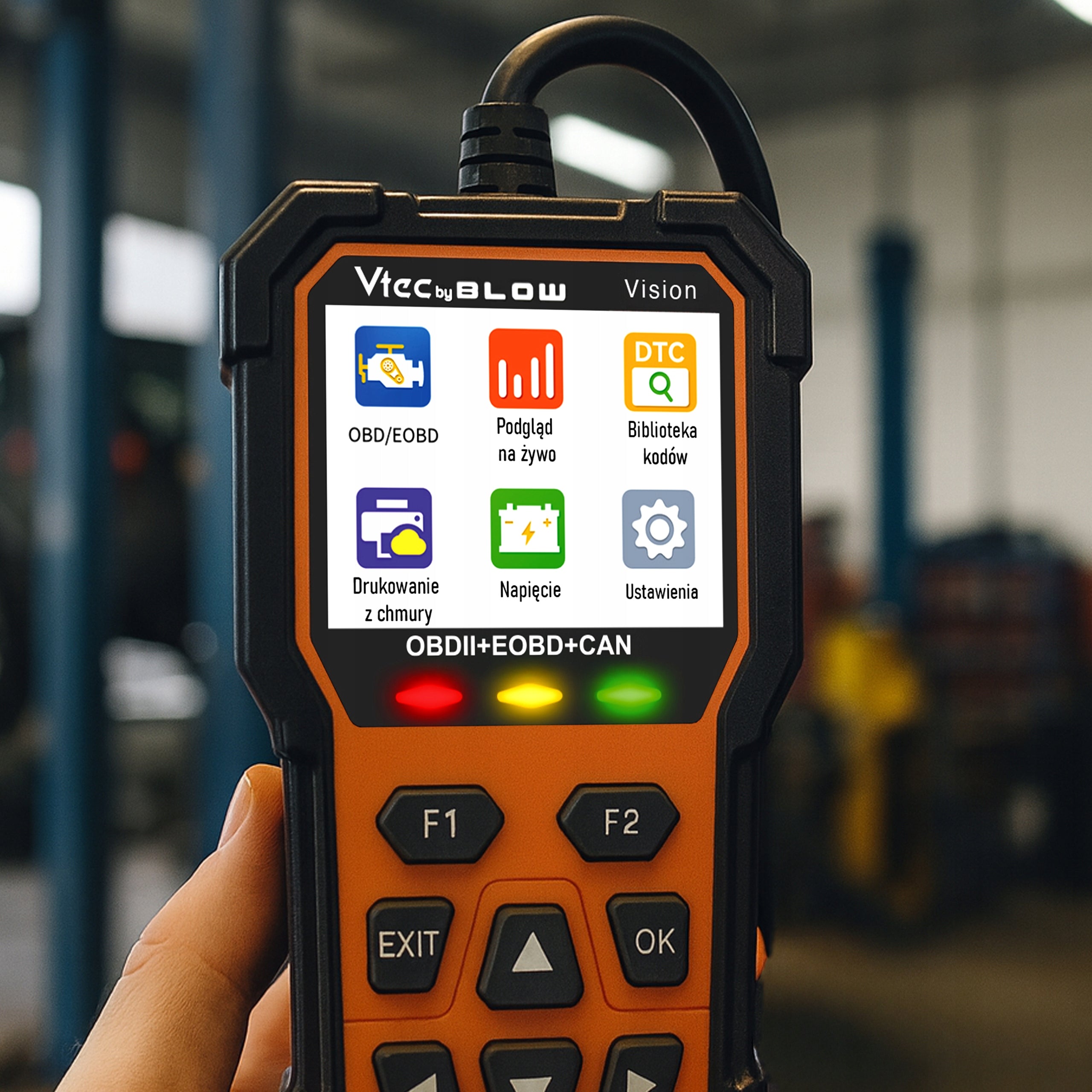 DIAGNOSTIC TESTER OBD2 ERROR SCANNER LCD 2,8'' PL WITHOUT CAR SUBSCRIPTION Manufacturer code TESTER DIAGNOSTYCZNY OBD2 SKANER