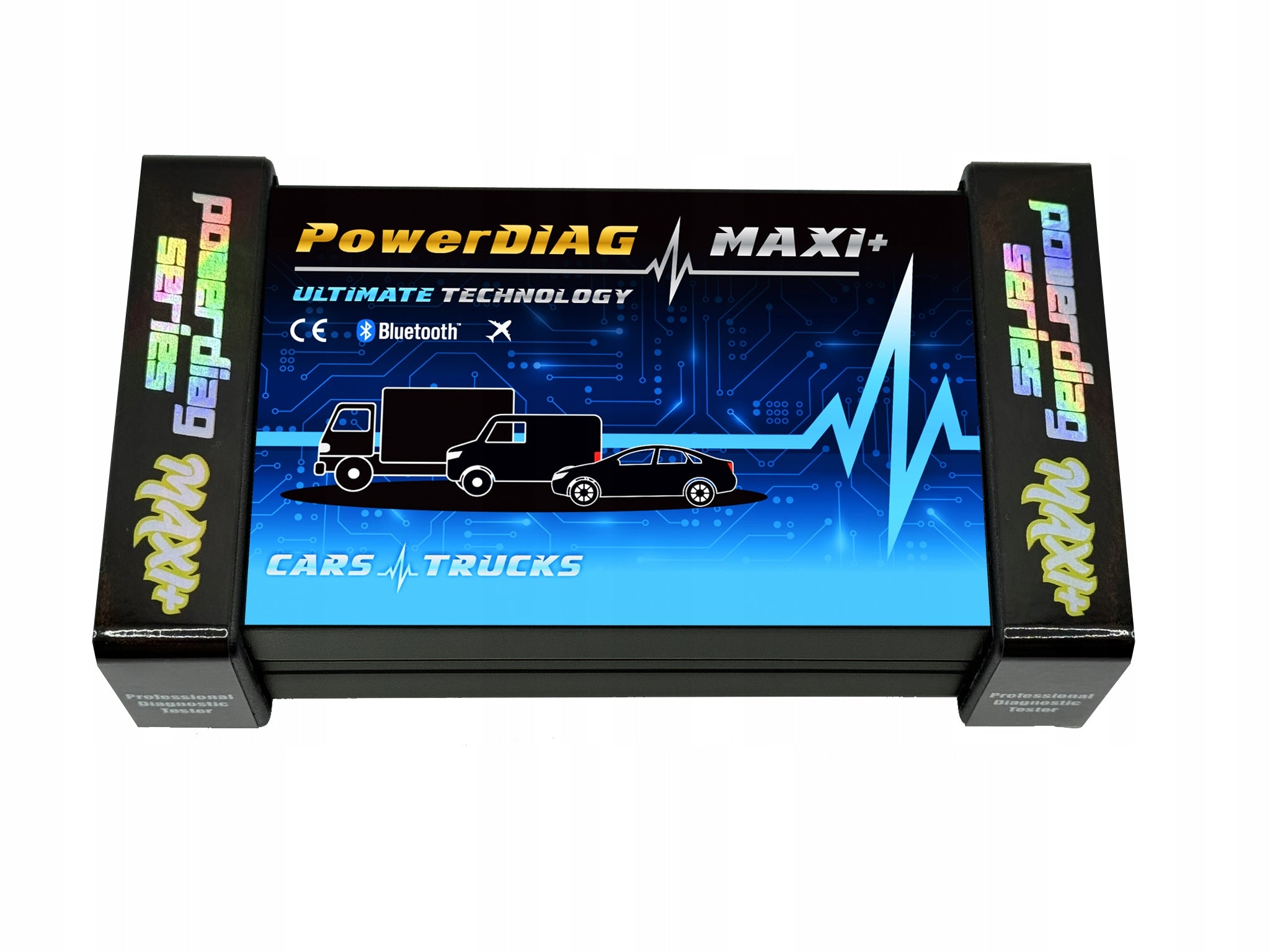 DIAGNOSTIC TESTER PowerDIAG MAXI+ ULTIMATE + 8 TRUCK CABLES + SUITCASE Brand POWERDIAG MAXI +