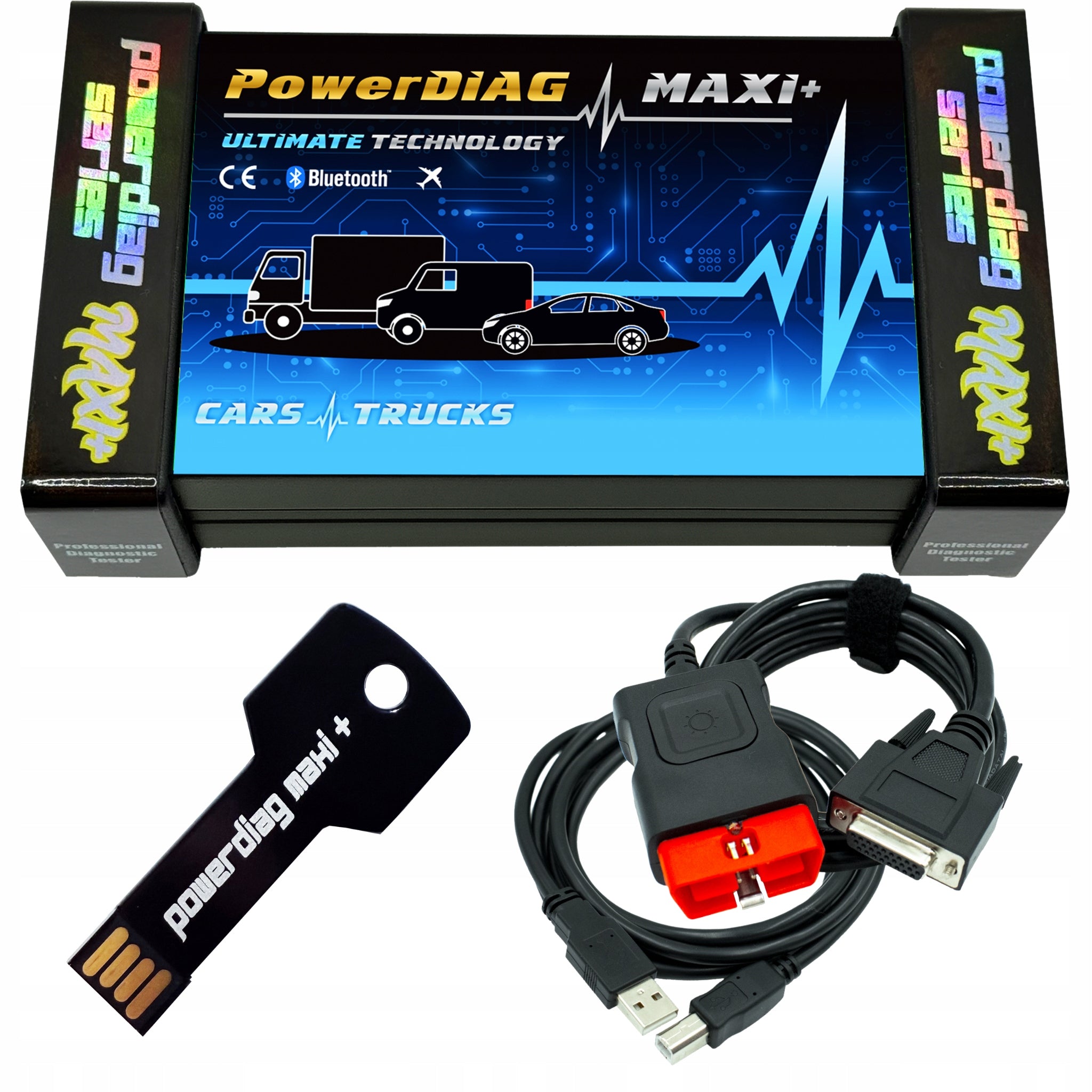 DIAGNOSTIC TESTER PowerDIAG MAXI+ ULTIMATE + 8 TRUCK CABLES + SUITCASE Manufacturer code ULTIMATE CIEZ WAL