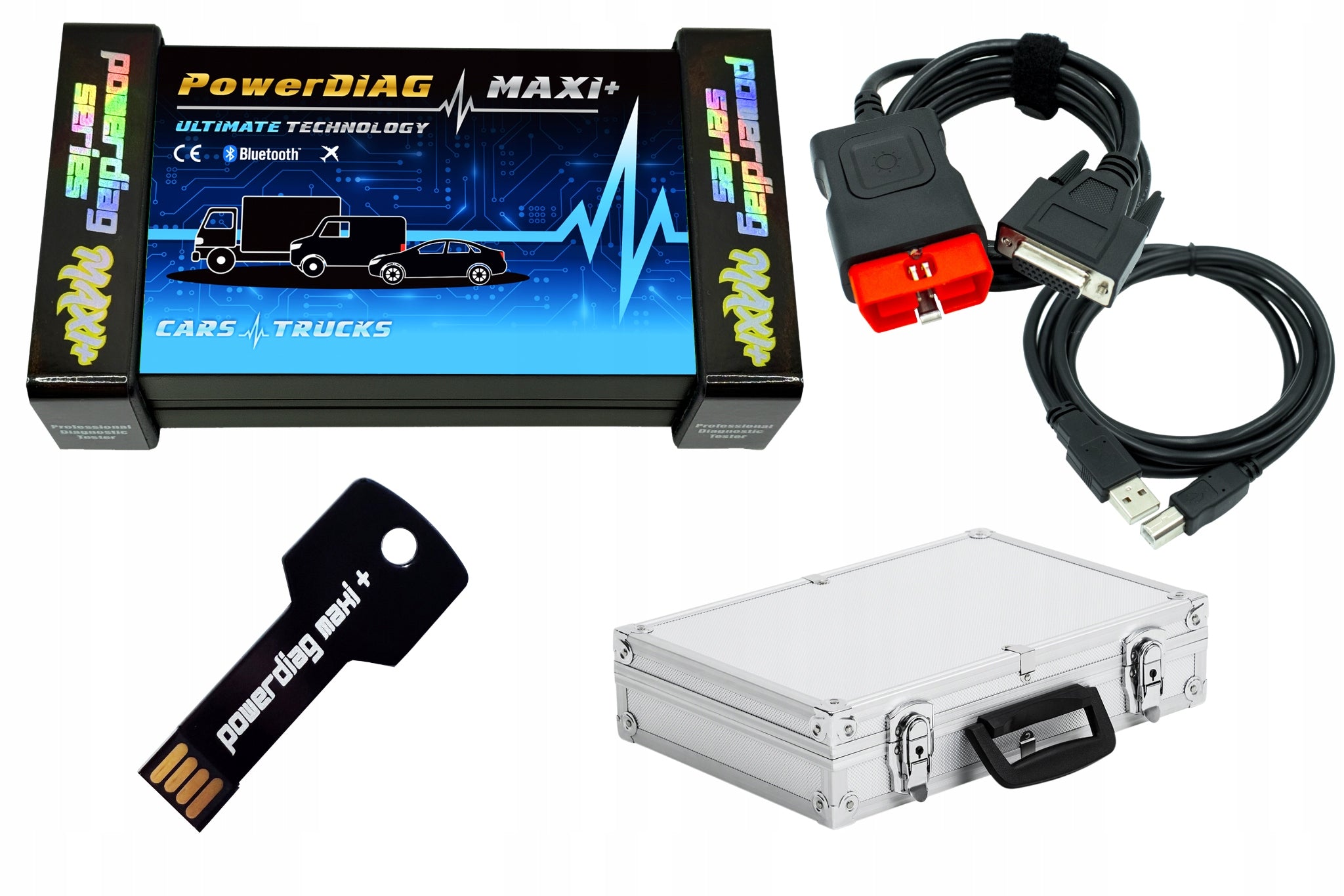 DIAGNOSTIC TESTER PowerDIAG MAXI+ ULTIMATE + TRUCK SUITCASE