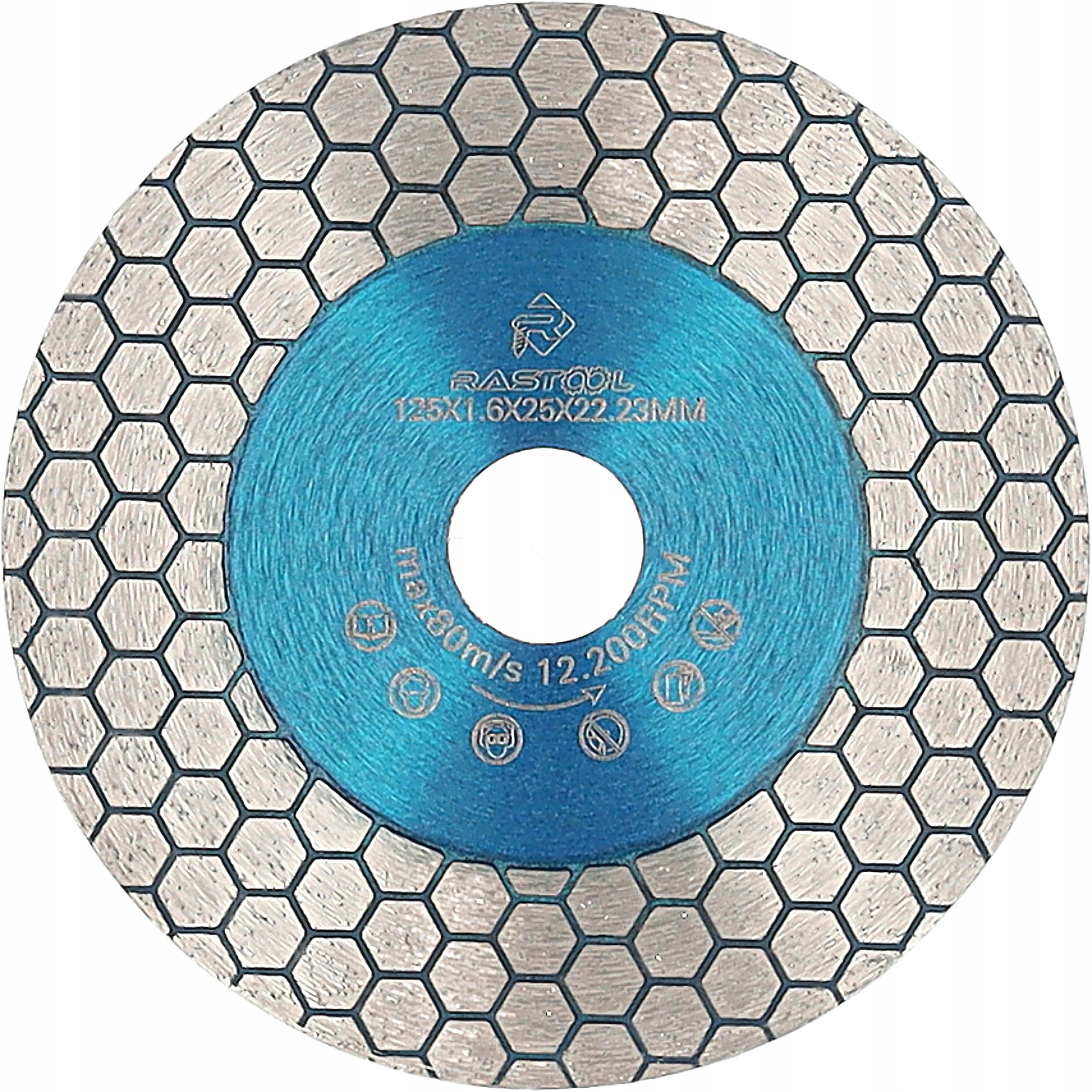 DIAMOND BLADE 125MM FOR CUTTING AT AN ANGLE OF 45 DEGREES OF CHAMFERING STONEWARE PRO