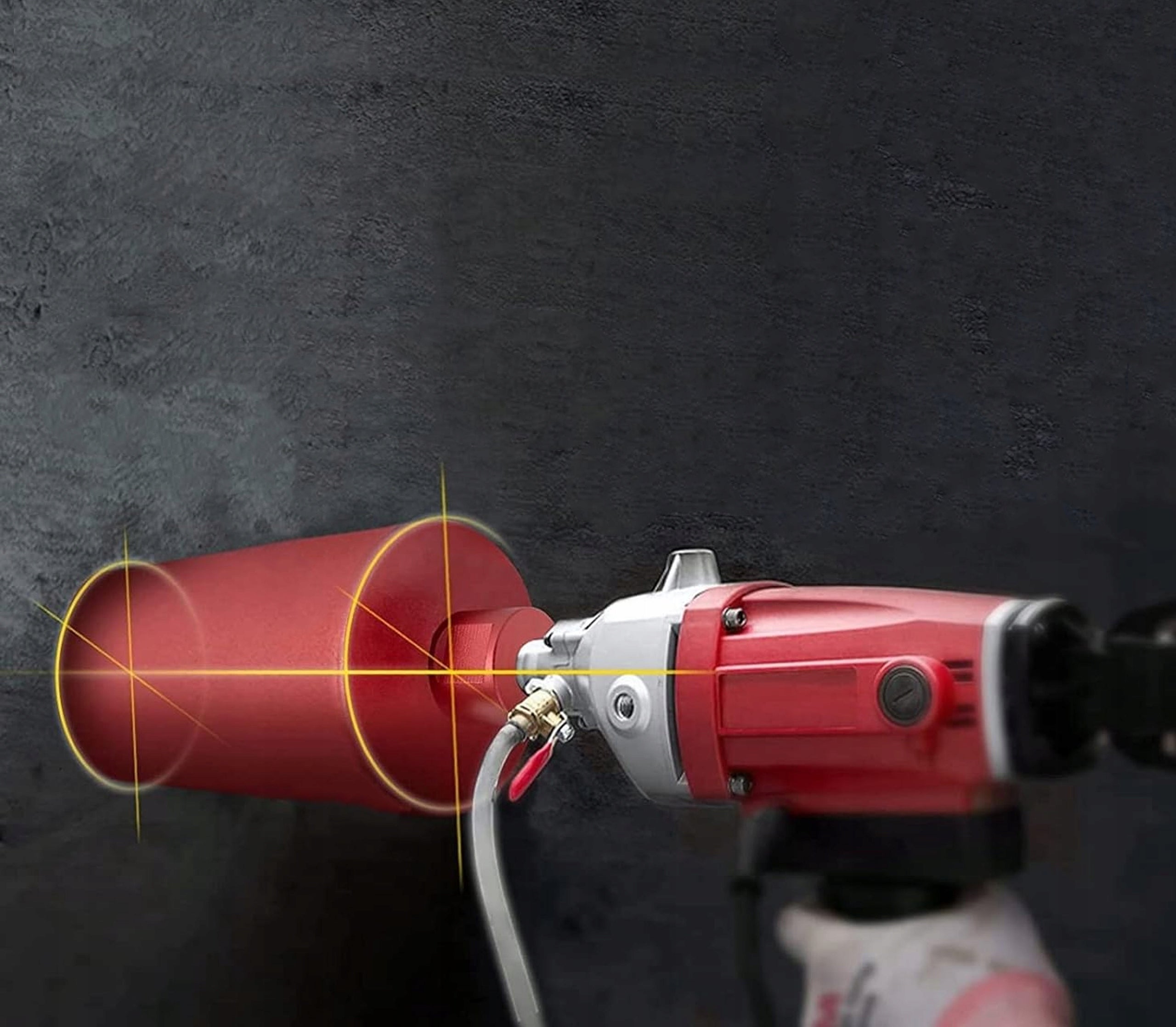 DIAMOND CROWN DRILL BIT FOR CONCRETE 52m x 450mm DRILLING HOLE SAW 1.1/4 Diameter 52 mm