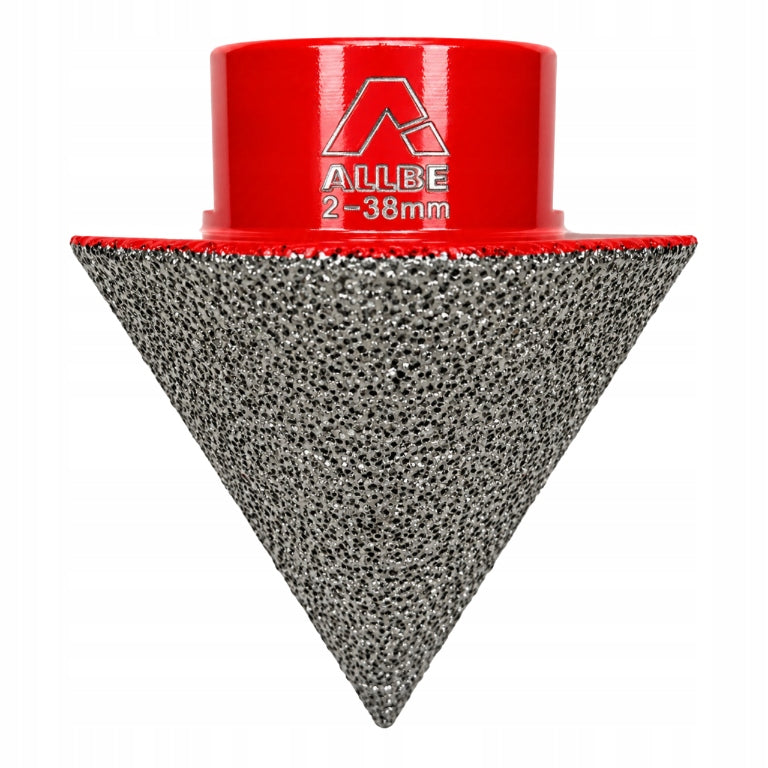 DIAMOND CUTTER CONE FOR STONEWARE 2-38MM M14 CERAMIC GLAZE HOLE SAW Brand Allbe