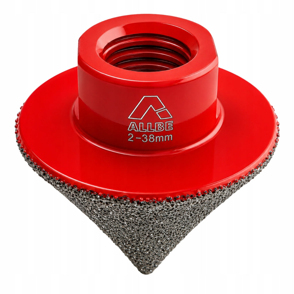 DIAMOND CUTTER CONE FOR STONEWARE 2-38MM M14 CERAMIC GLAZE HOLE SAW Purpose concrete aerated concrete bricks ceramics stone cement slabs glass acrylic glass synthetic materials