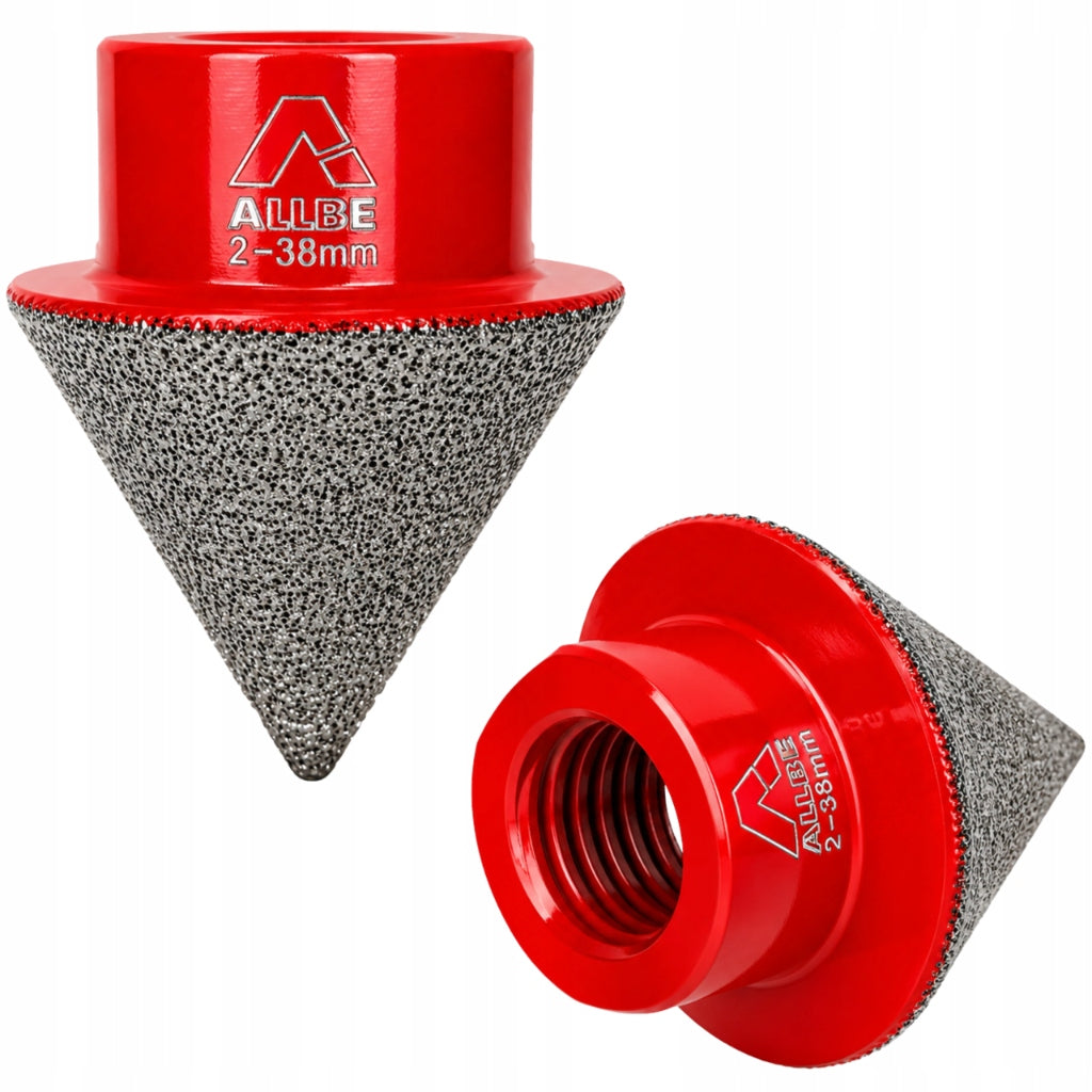 DIAMOND CUTTER CONE FOR STONEWARE 2-38MM M14 CERAMIC GLAZE HOLE SAW