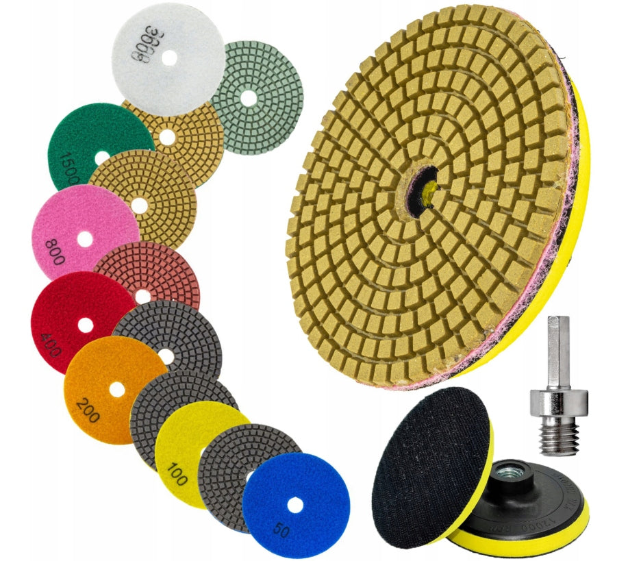 DIAMOND DISCS FOR GRINDING CERAMIC SINTER STONEWARE POLISHING + DISK