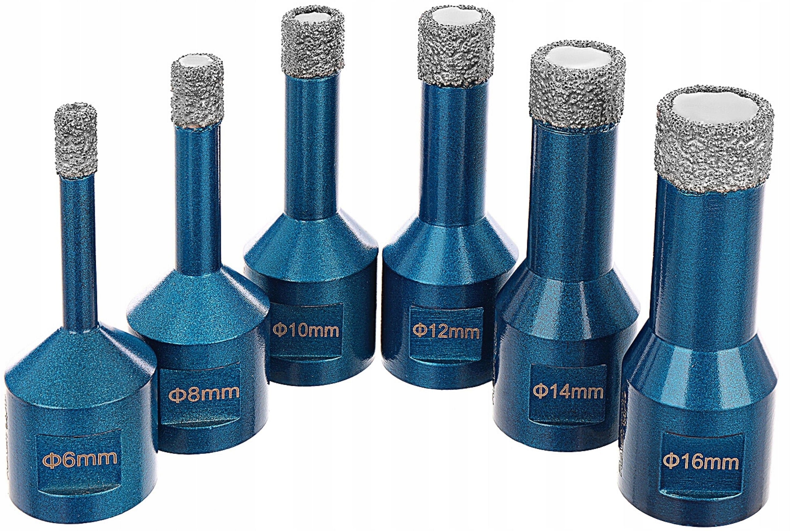 DIAMOND DRILL BIT 10MM LACE HOLE SAW M14 STONEWARE GLAZE HARD TILES RS Series koronki do płytek gresu glazury na sucho