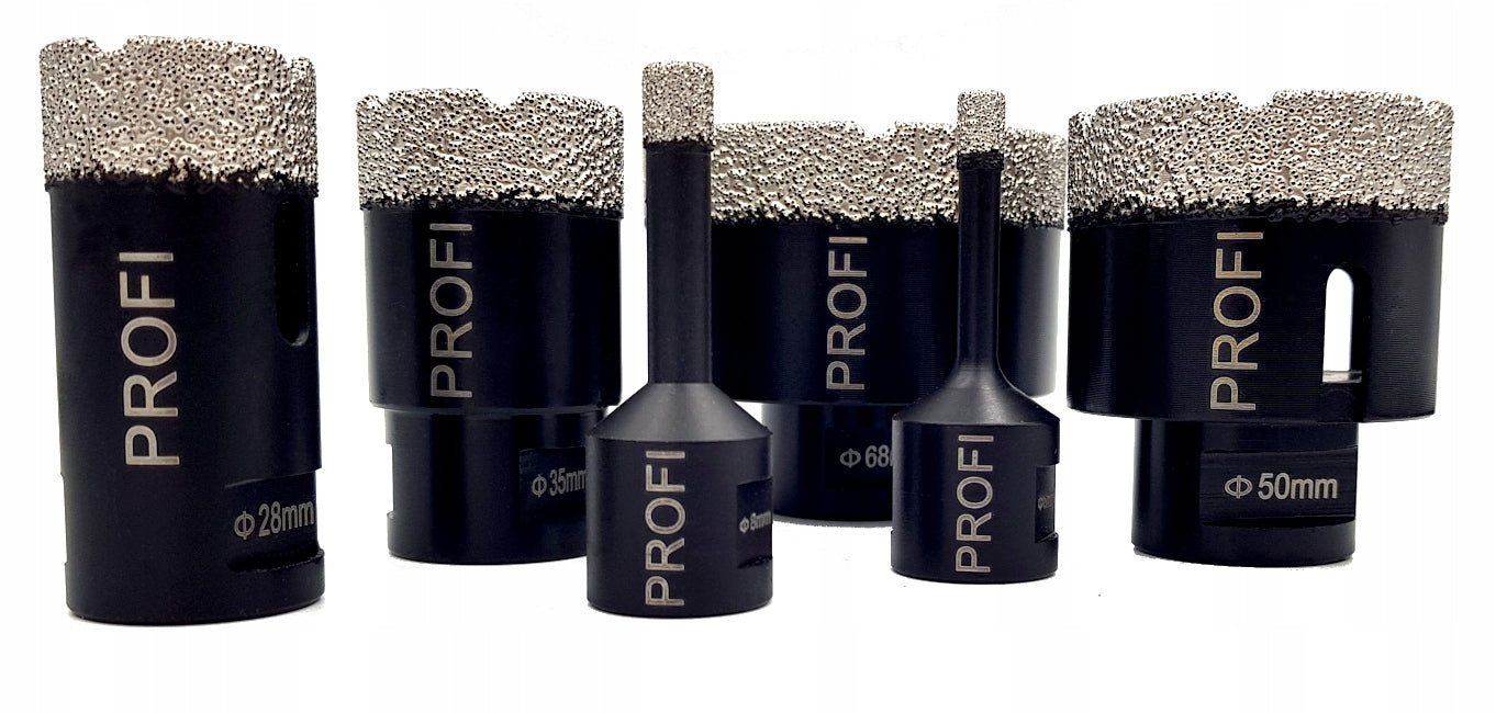 DIAMOND FORAMINIFERA LACE FOR STONEWARE SINTER TILES PROFI XBLACK SUITCASE Brand PROFI Diamond Technique