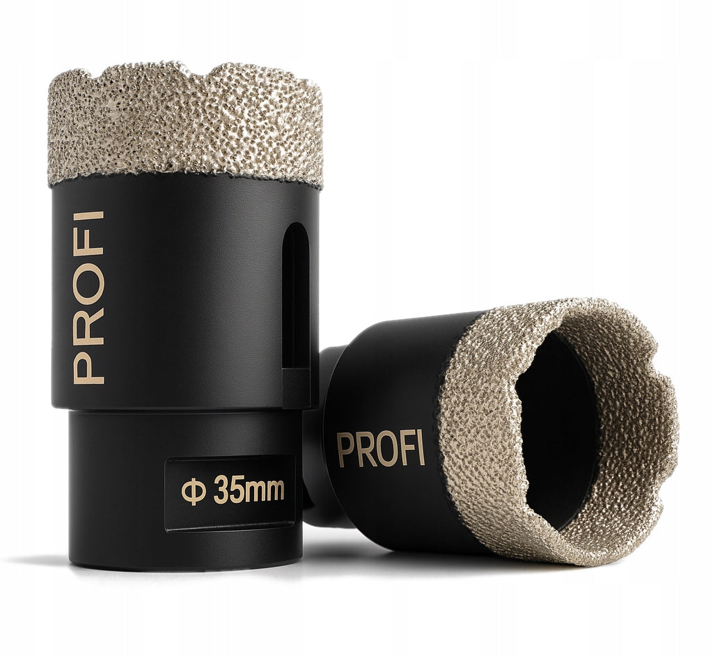 DIAMOND HOLE SAW 35 mm LACE FOR TILE STONEWARE DRILL PROFI XBLACK Brand PROFI Diamond Technique