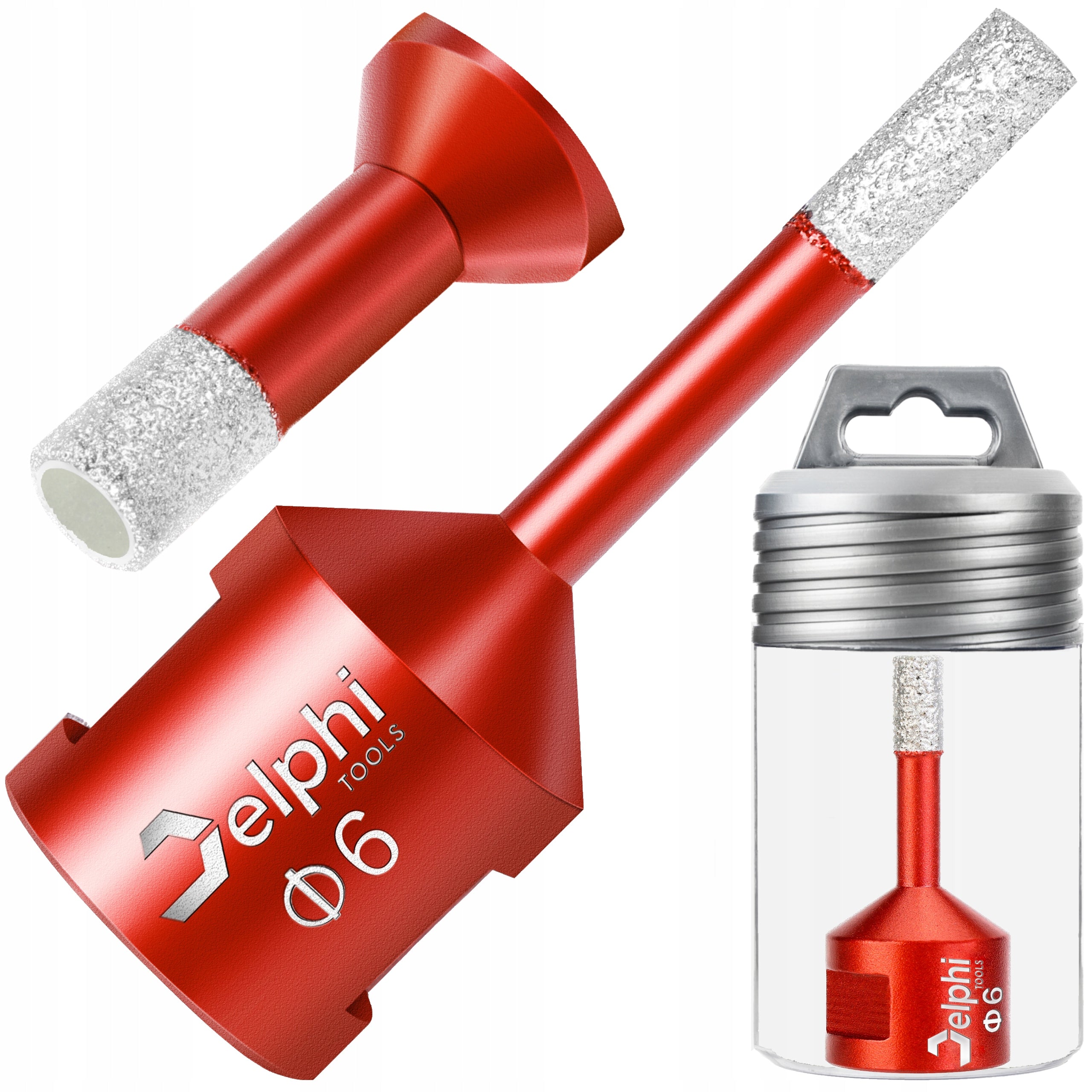 DIAMOND HOLE SAW Delphi LACE FOR GRANITE STONEWARE THREAD M14 fi 6mm