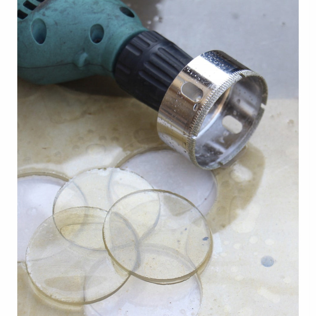 DIAMOND HOLE SAW FOR STONEWARE GLASS TILES DRILL BITS 6-68 mm SET OF 10 PCS. Purpose ceramics stone glass acrylic glass
