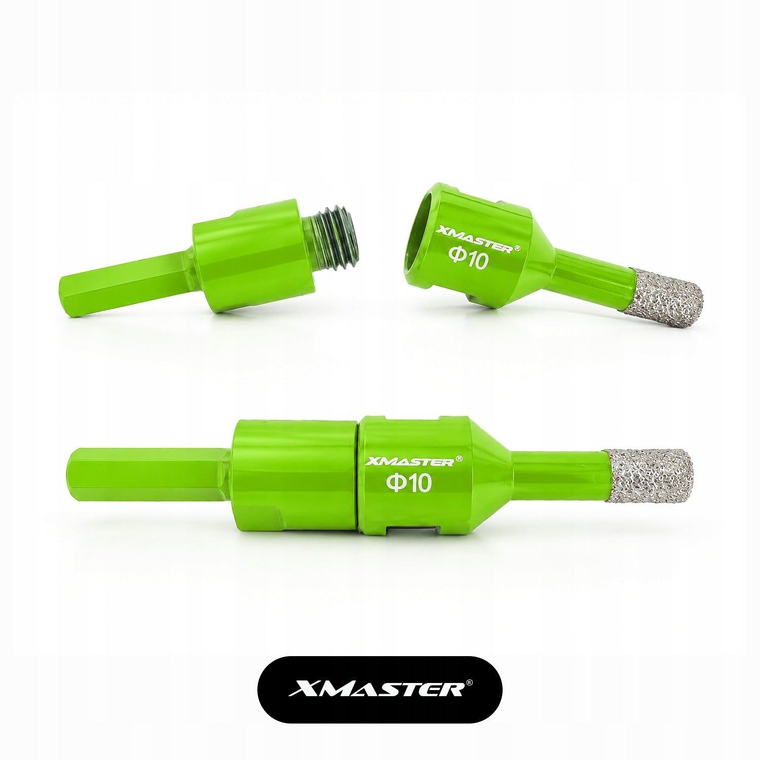 DIAMOND HOLE SAW LACE FOR STONEWARE M14 SET ⌀ 6,8,10,35,68 mm +ADAPTER Packaging status original